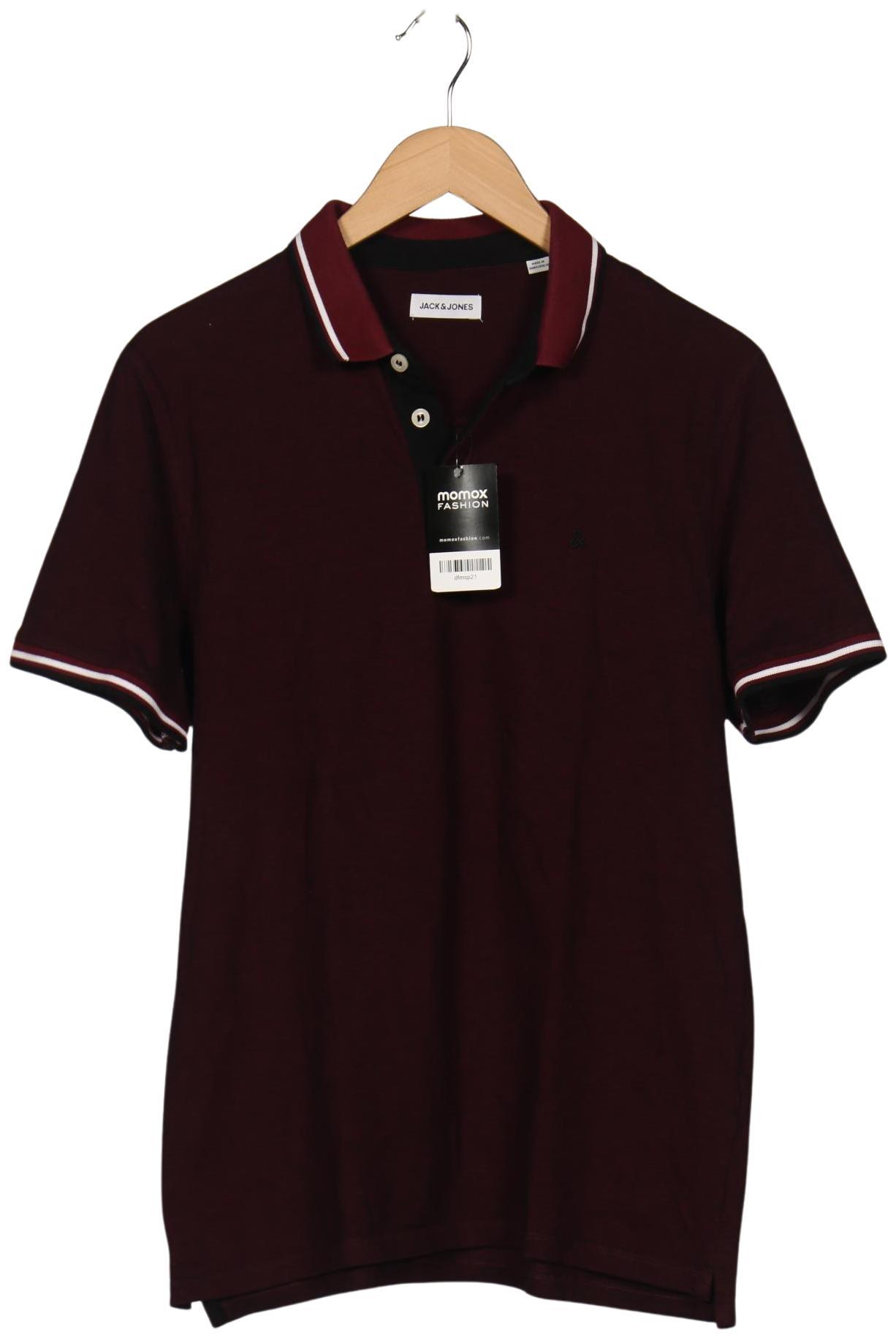 

Jack & Jones Herren Poloshirt, bordeaux, Gr. 54