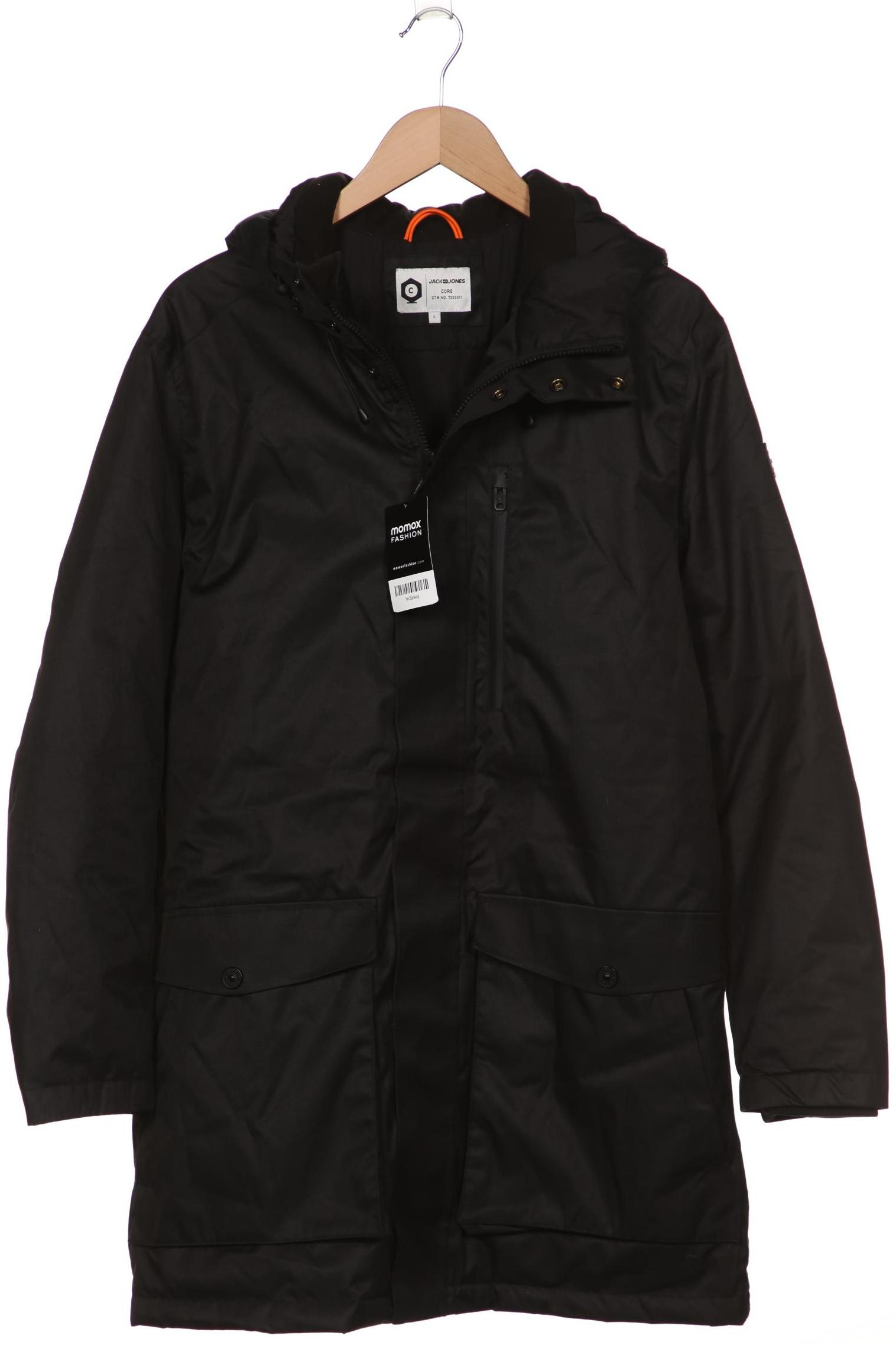 

Jack & Jones Herren Mantel, schwarz, Gr. 52