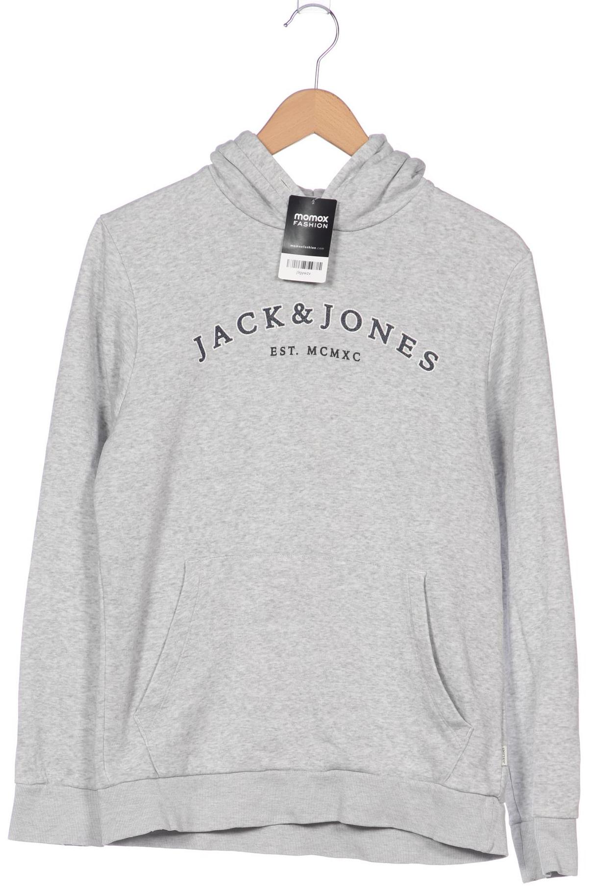

Jack & Jones Herren Kapuzenpullover, grau, Gr. 48