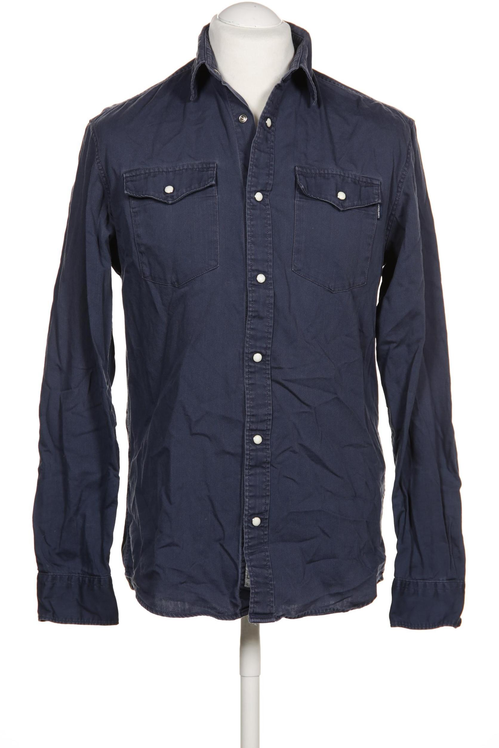 

Jack & Jones Herren Hemd, marineblau, Gr. 48