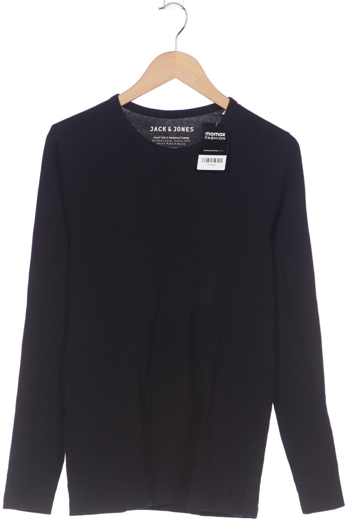 

Jack & Jones Herren Langarmshirt, schwarz, Gr. 48