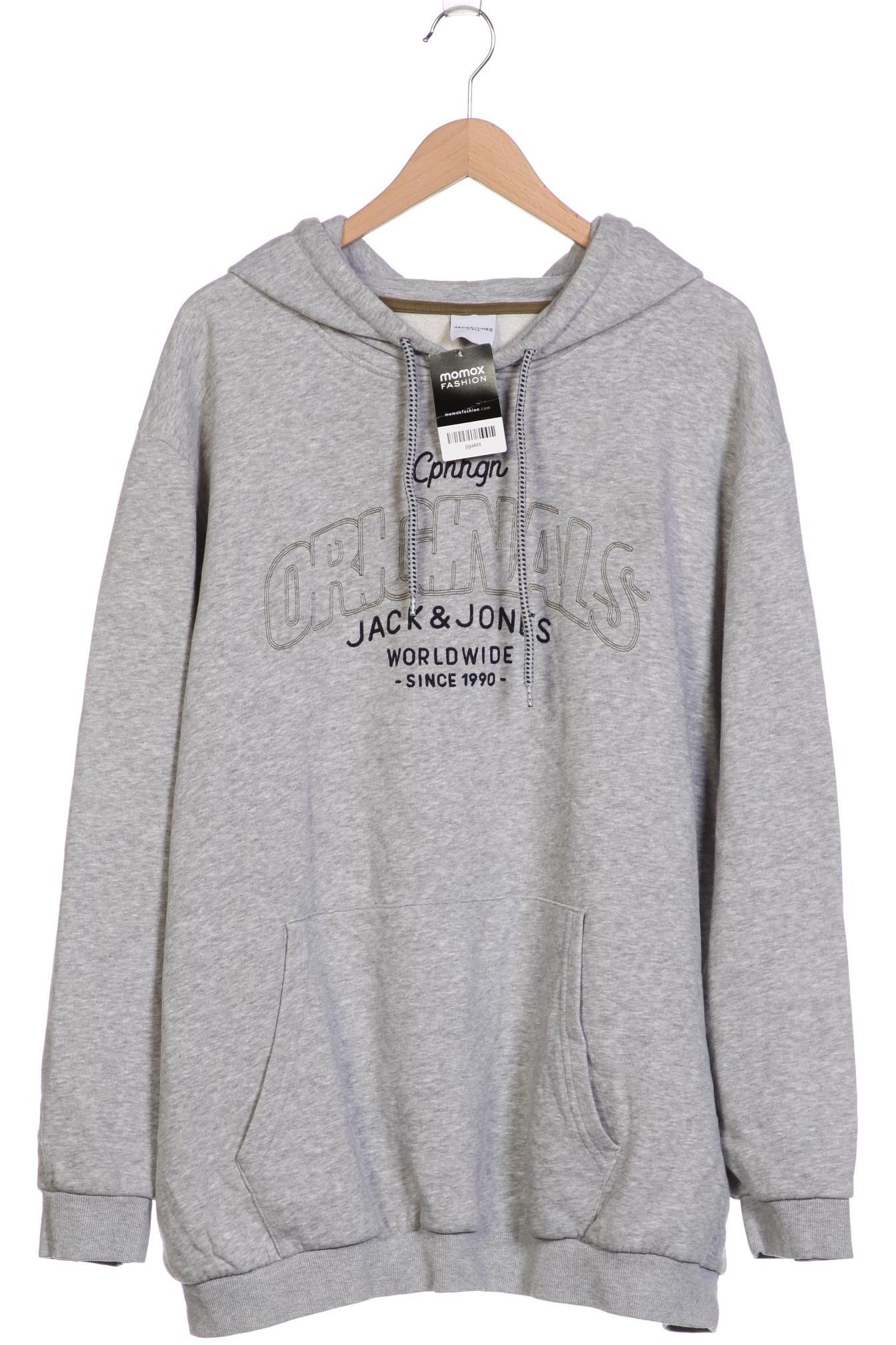 

Jack & Jones Herren Kapuzenpullover, grau, Gr. 62