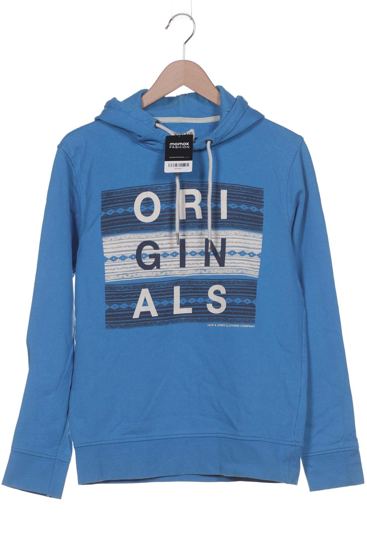 

Jack & Jones Herren Kapuzenpullover, blau, Gr. 48