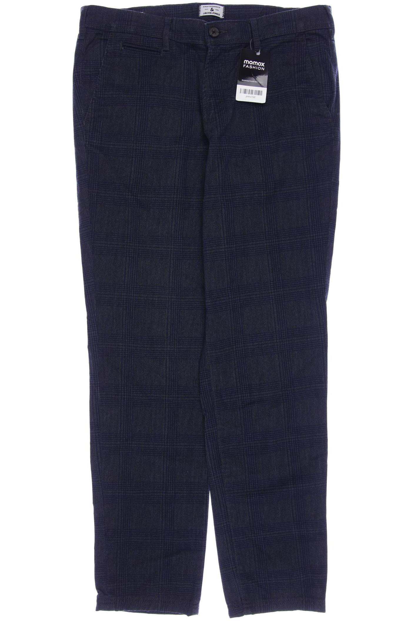 

Jack & Jones Herren Stoffhose, marineblau