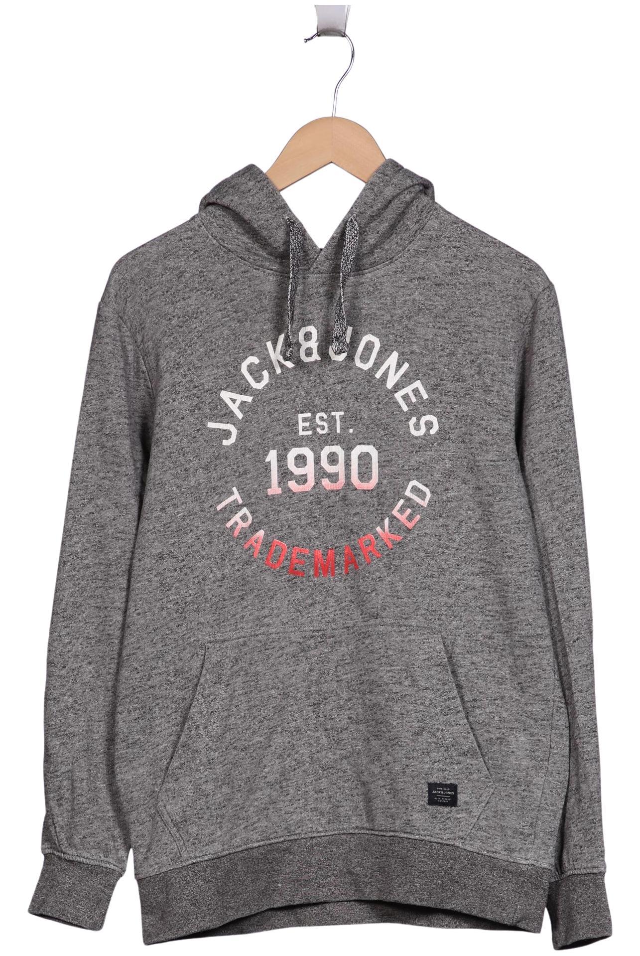 

Jack & Jones Herren Kapuzenpullover, grau, Gr. 48