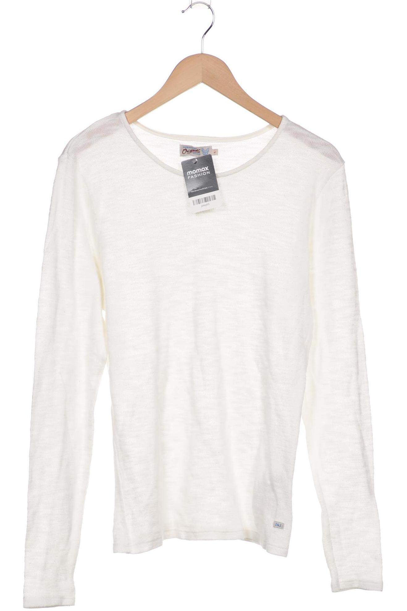 

JACK & JONES Herren Langarmshirt, cremeweiß