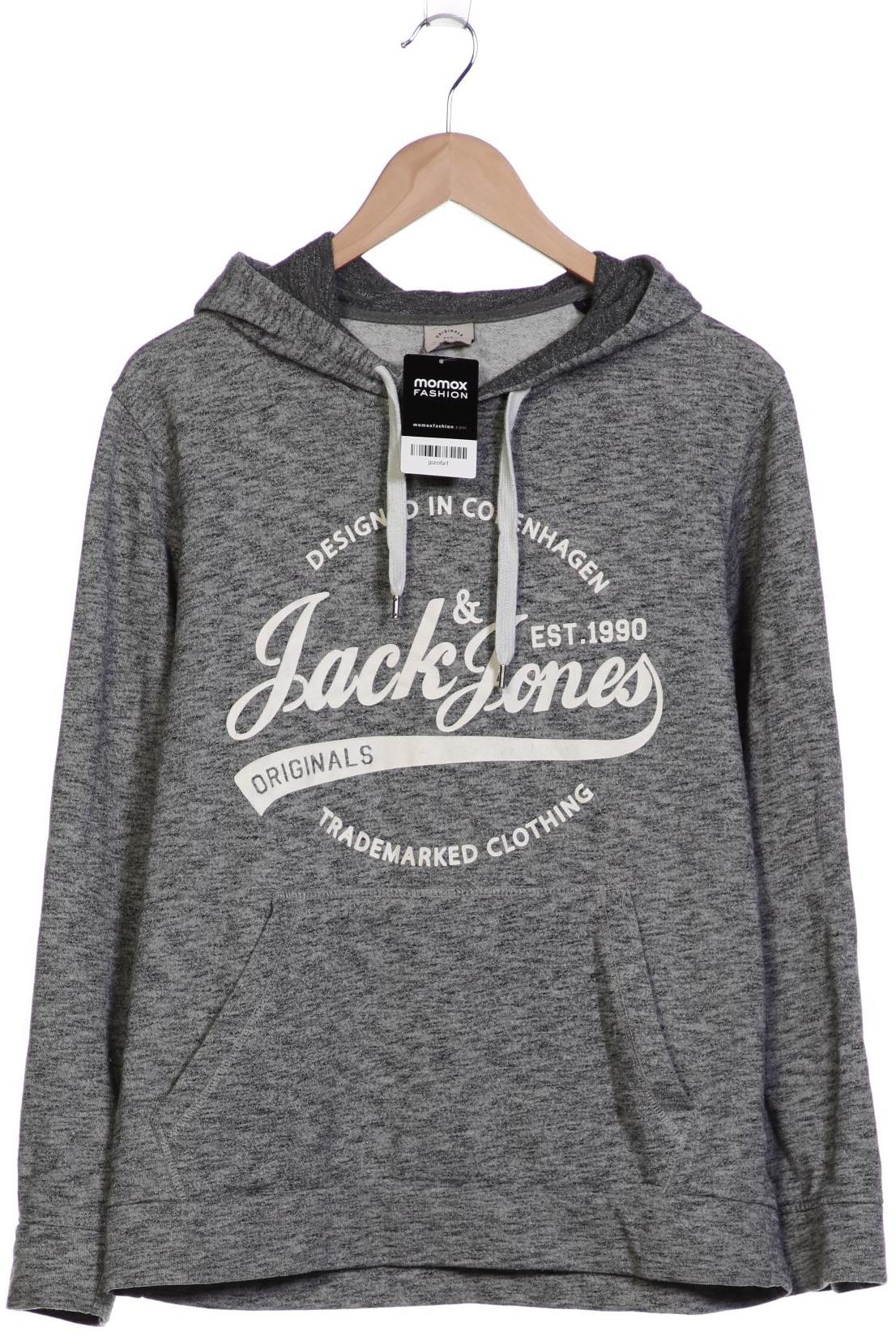 

Jack & Jones Herren Kapuzenpullover, grau, Gr. 52