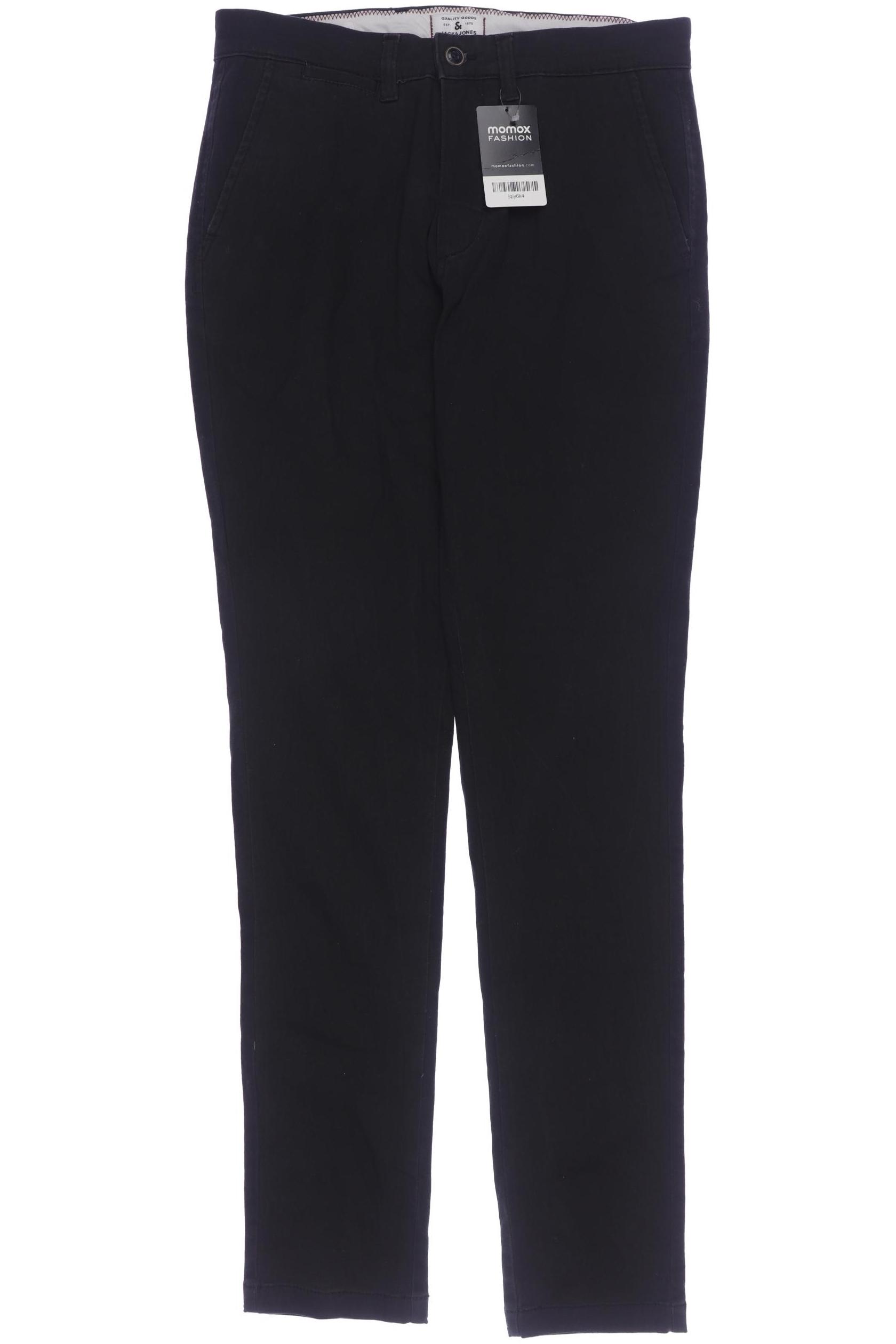 

Jack & Jones Herren Stoffhose, schwarz, Gr. 30