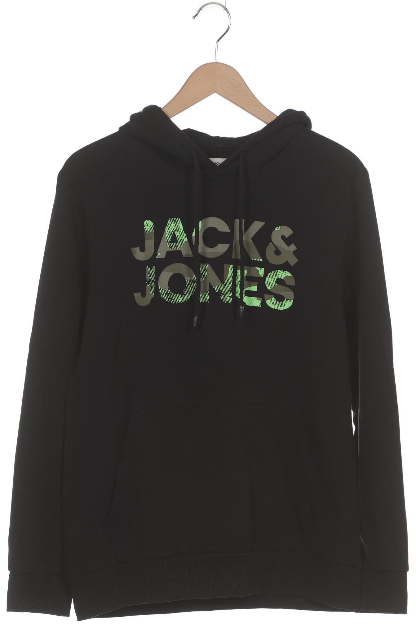 

Jack & Jones Herren Kapuzenpullover, schwarz, Gr. 52