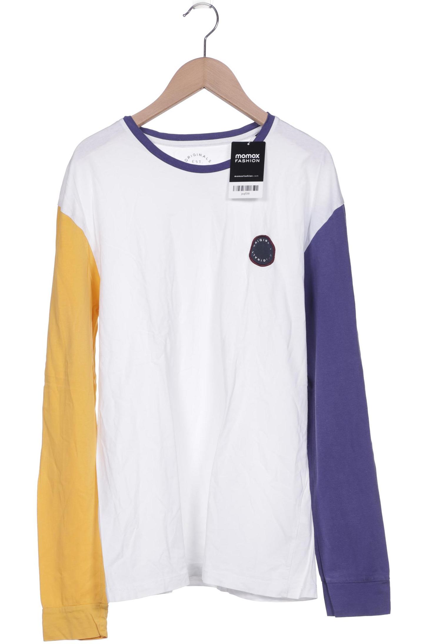 

JACK & JONES Herren Langarmshirt, weiß