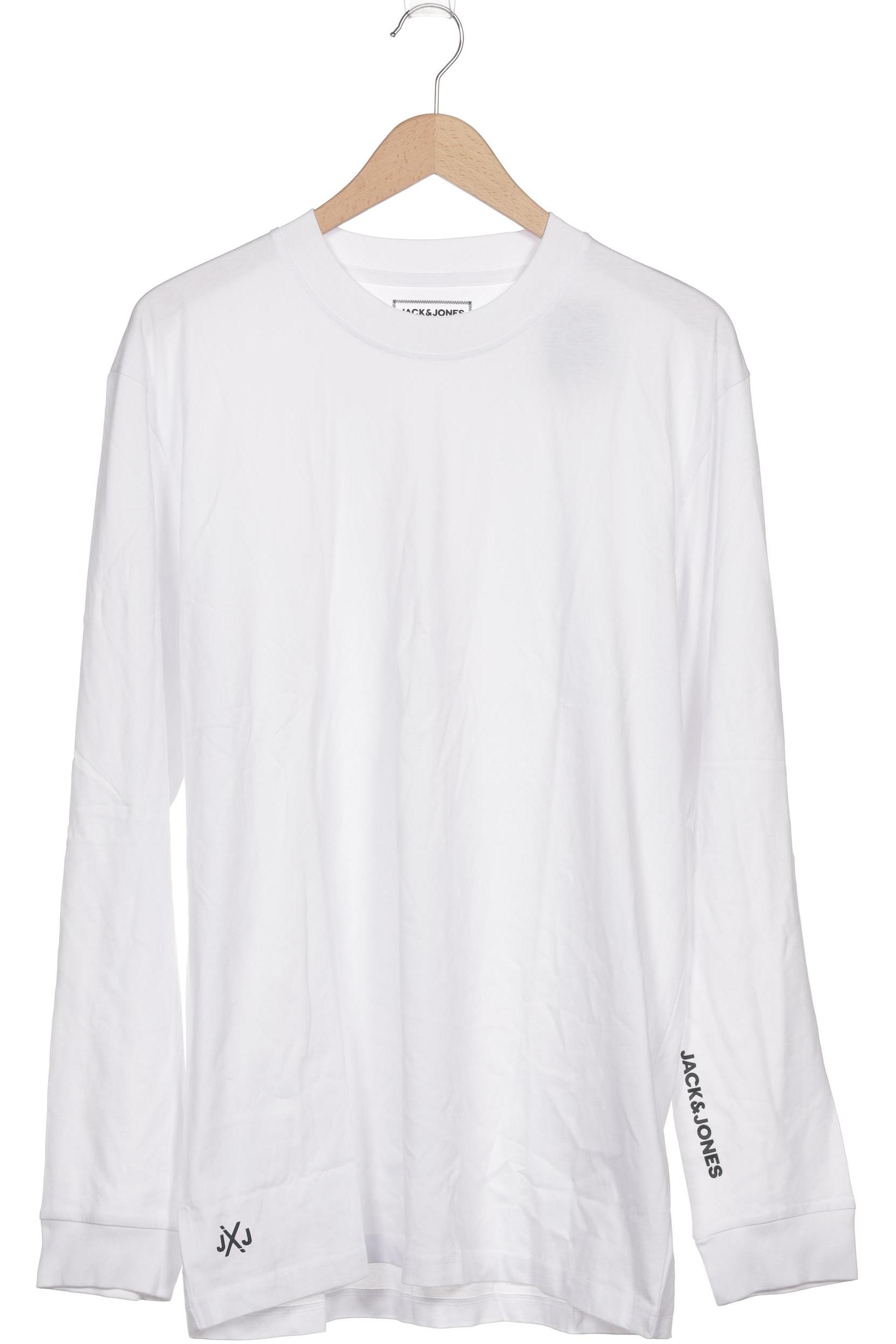 

Jack & Jones Herren Langarmshirt, weiß, Gr. 56