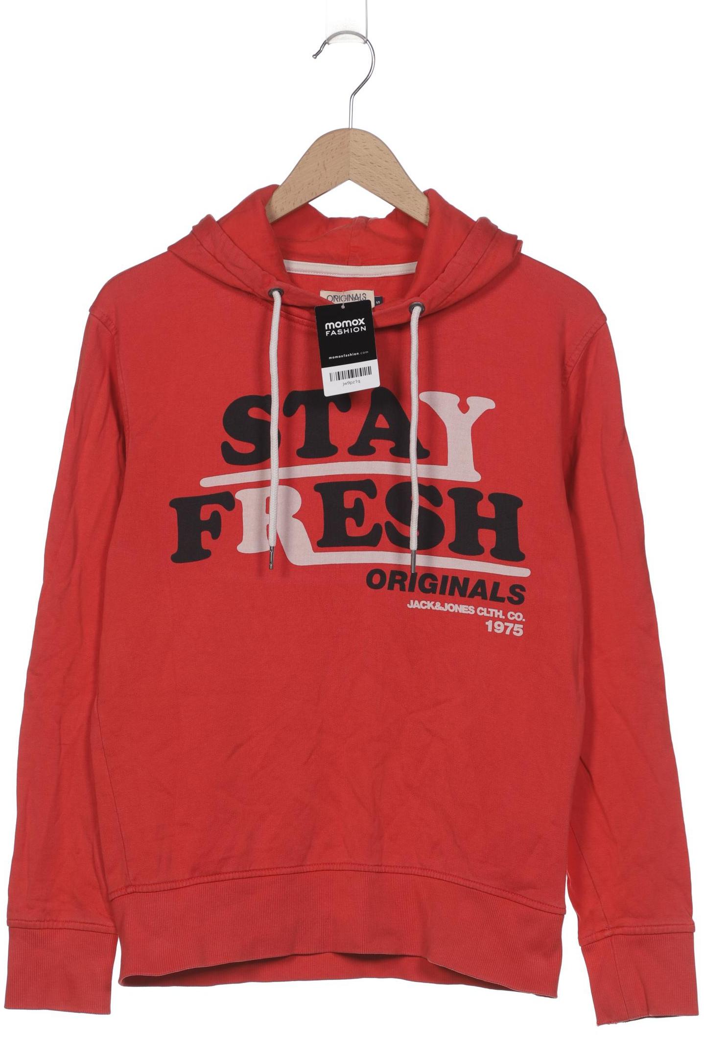 

Jack & Jones Herren Kapuzenpullover, rot, Gr. 46