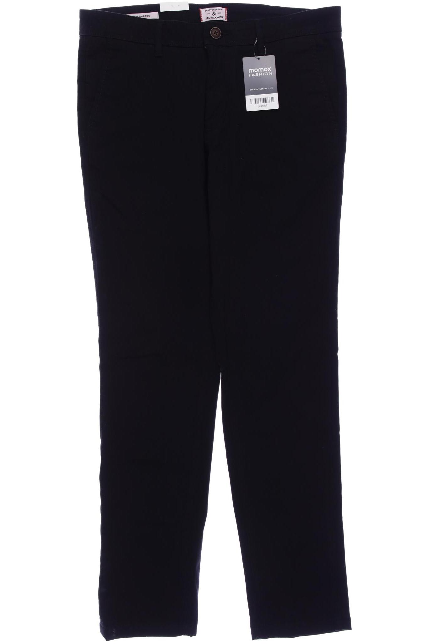 

JACK & JONES Herren Stoffhose, schwarz