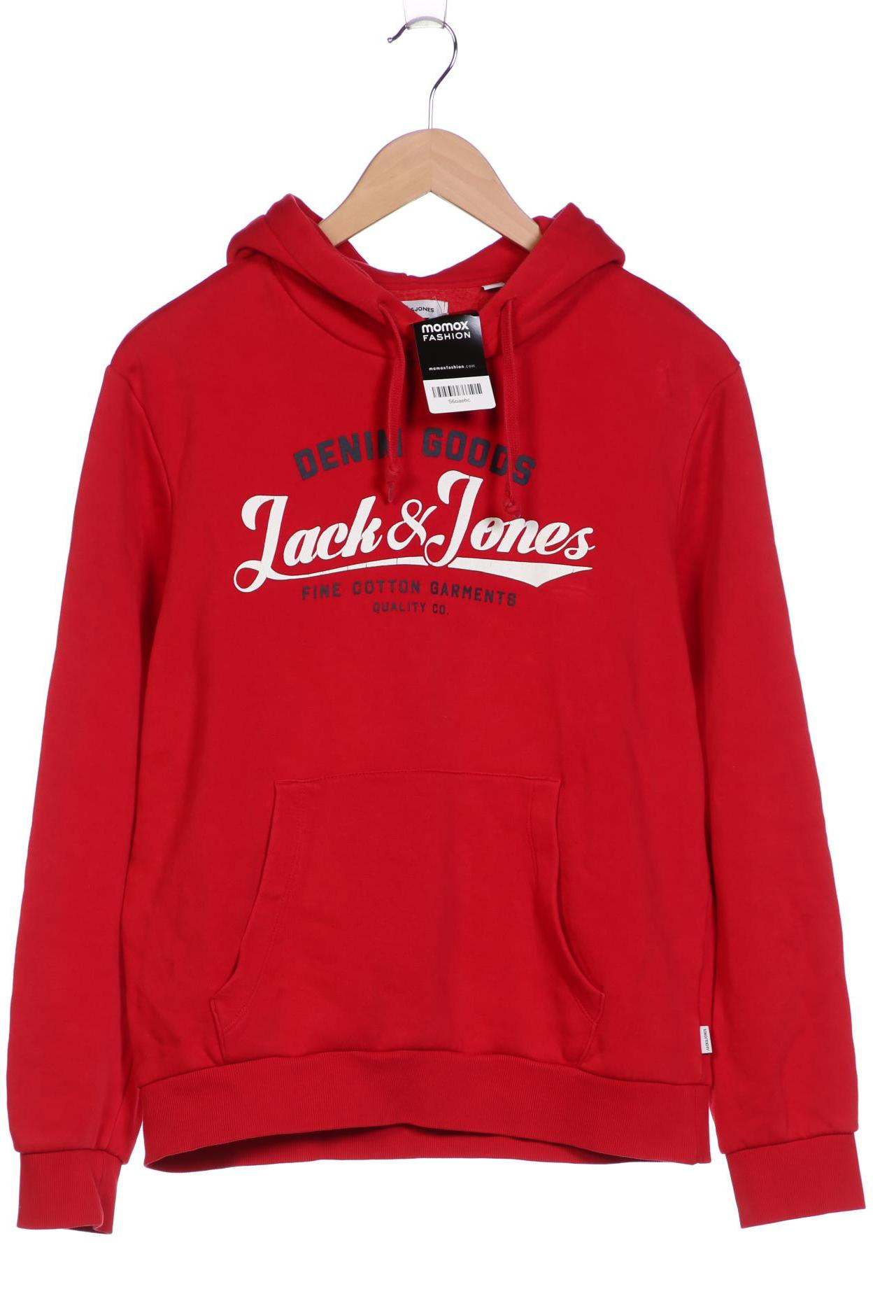 

Jack & Jones Herren Kapuzenpullover, rot, Gr. 46