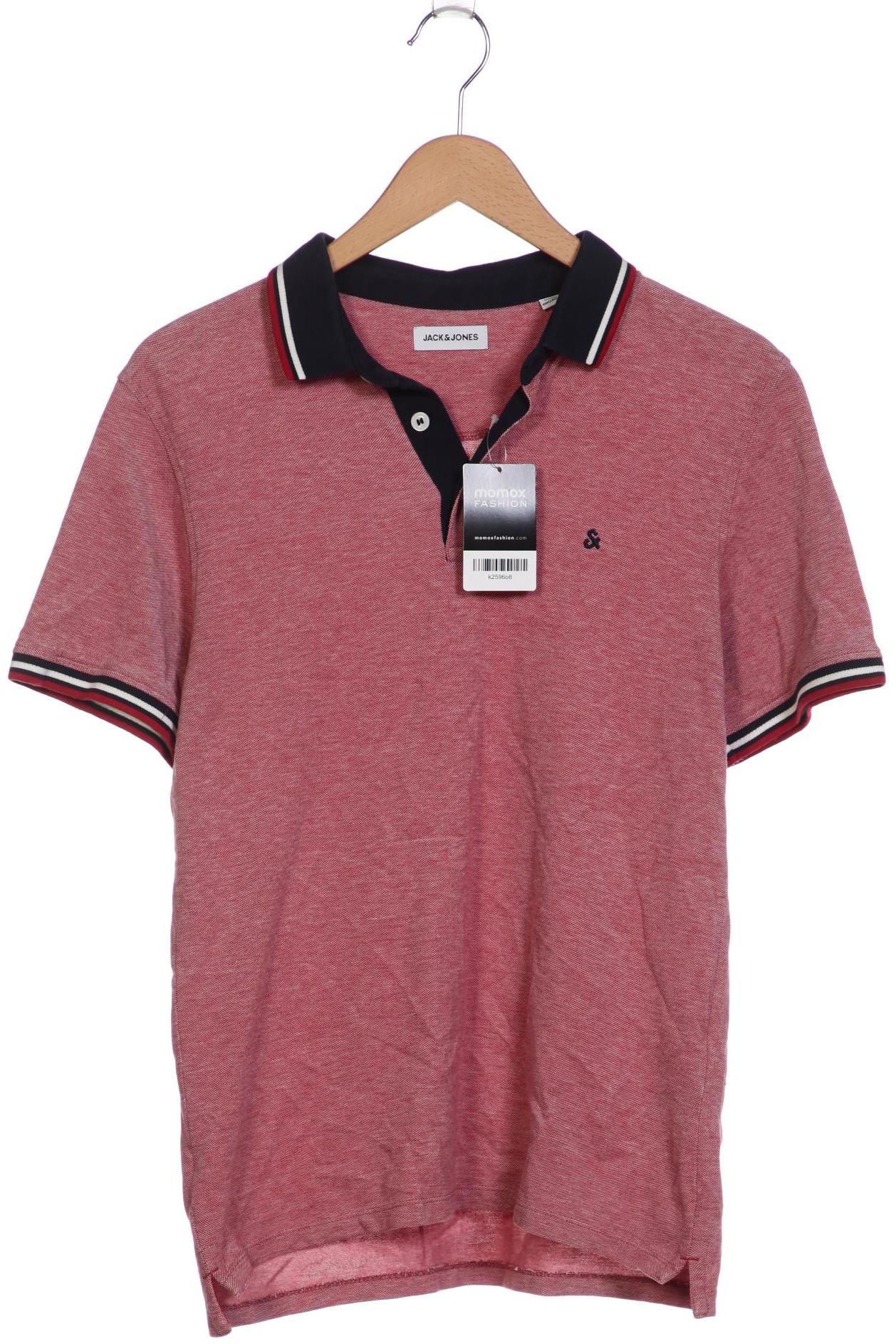 

Jack & Jones Herren Poloshirt, bordeaux, Gr. 52