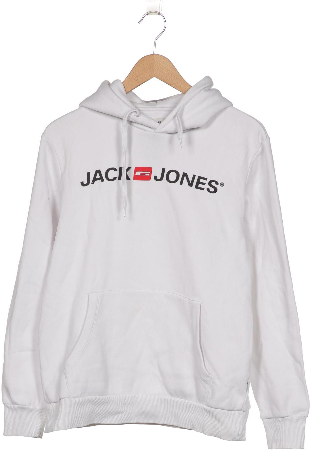 

Jack & Jones Herren Kapuzenpullover, weiß, Gr. 48