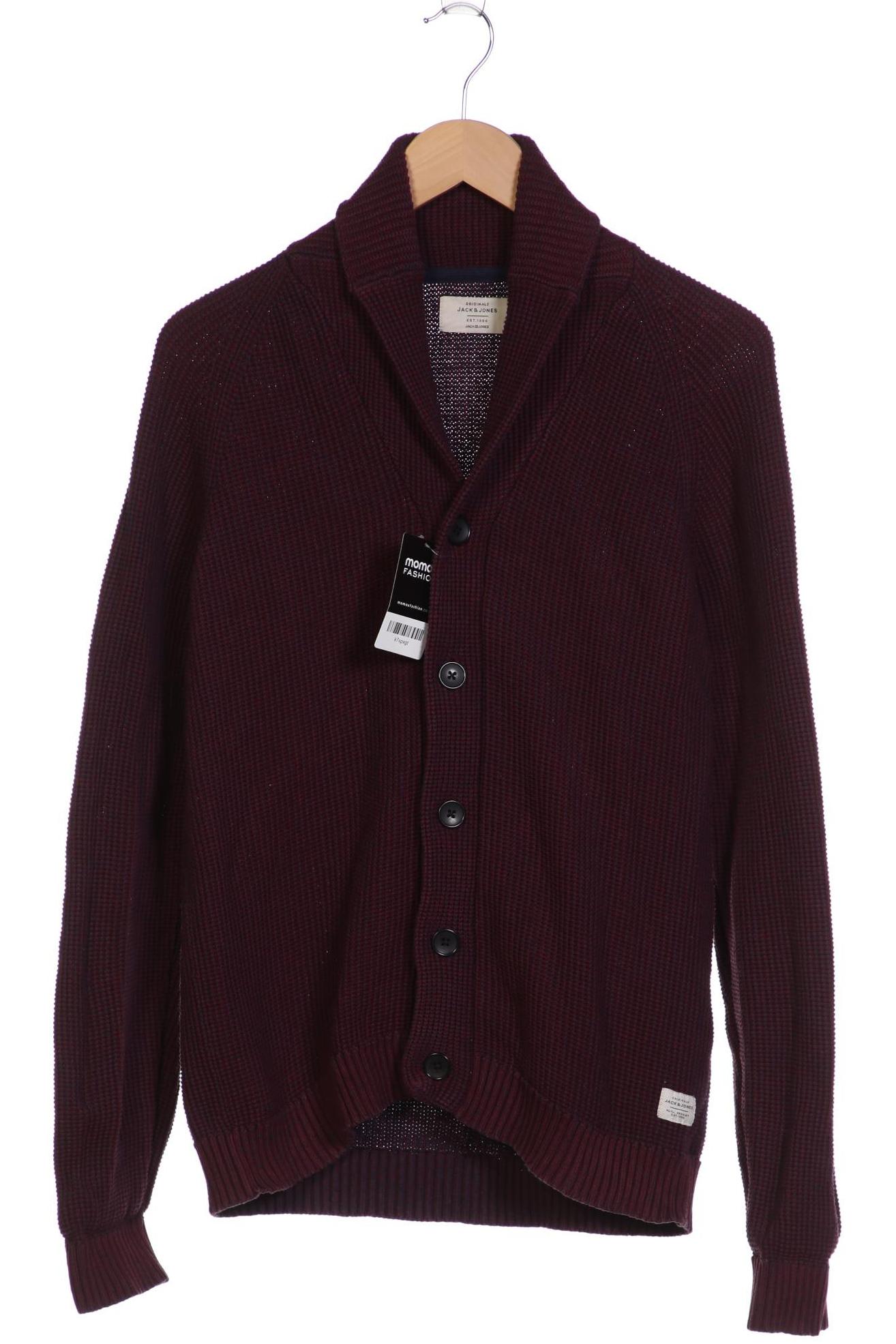 

JACK & JONES Herren Strickjacke, bordeaux