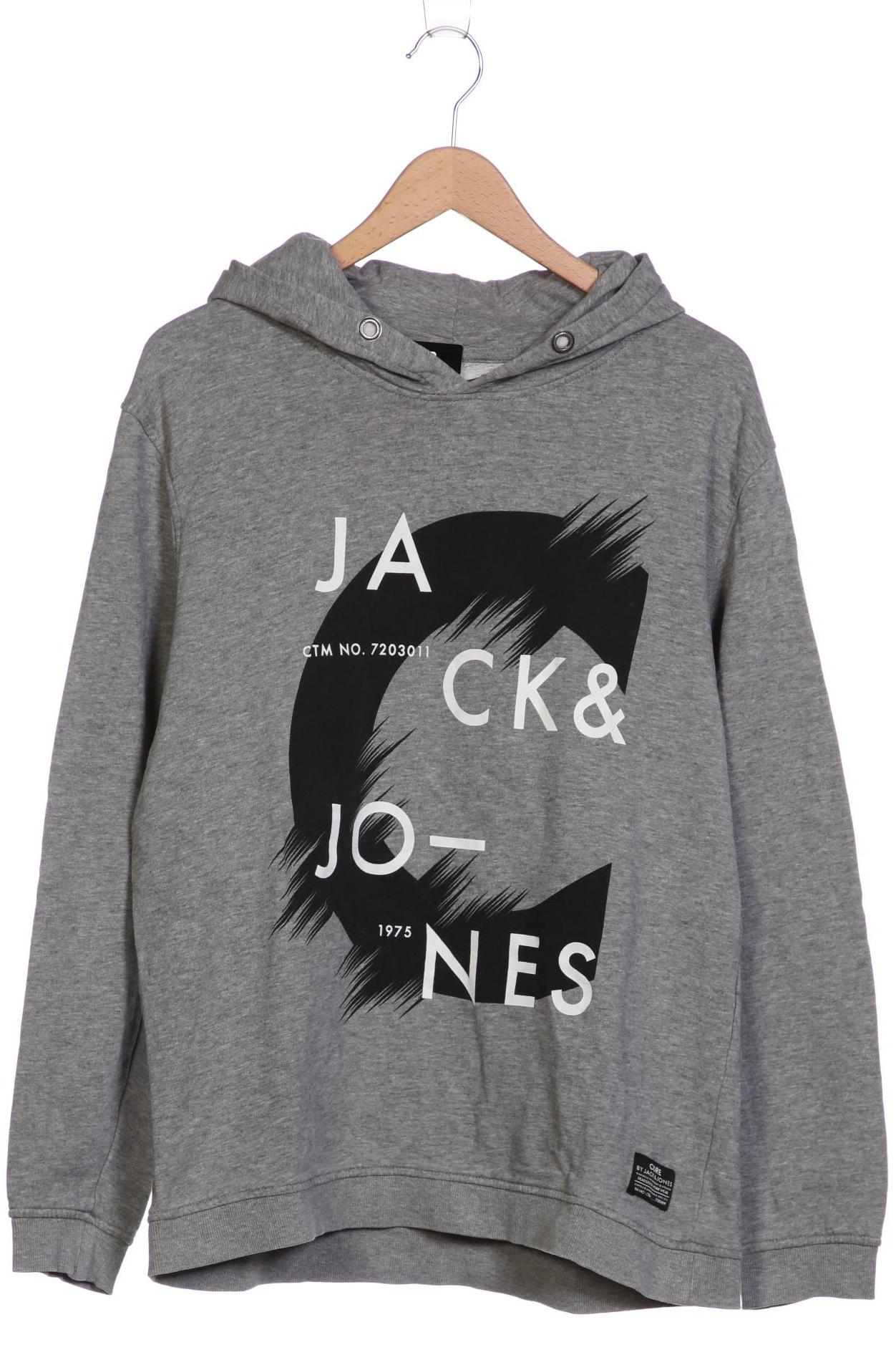 

JACK & JONES Herren Kapuzenpullover, grau