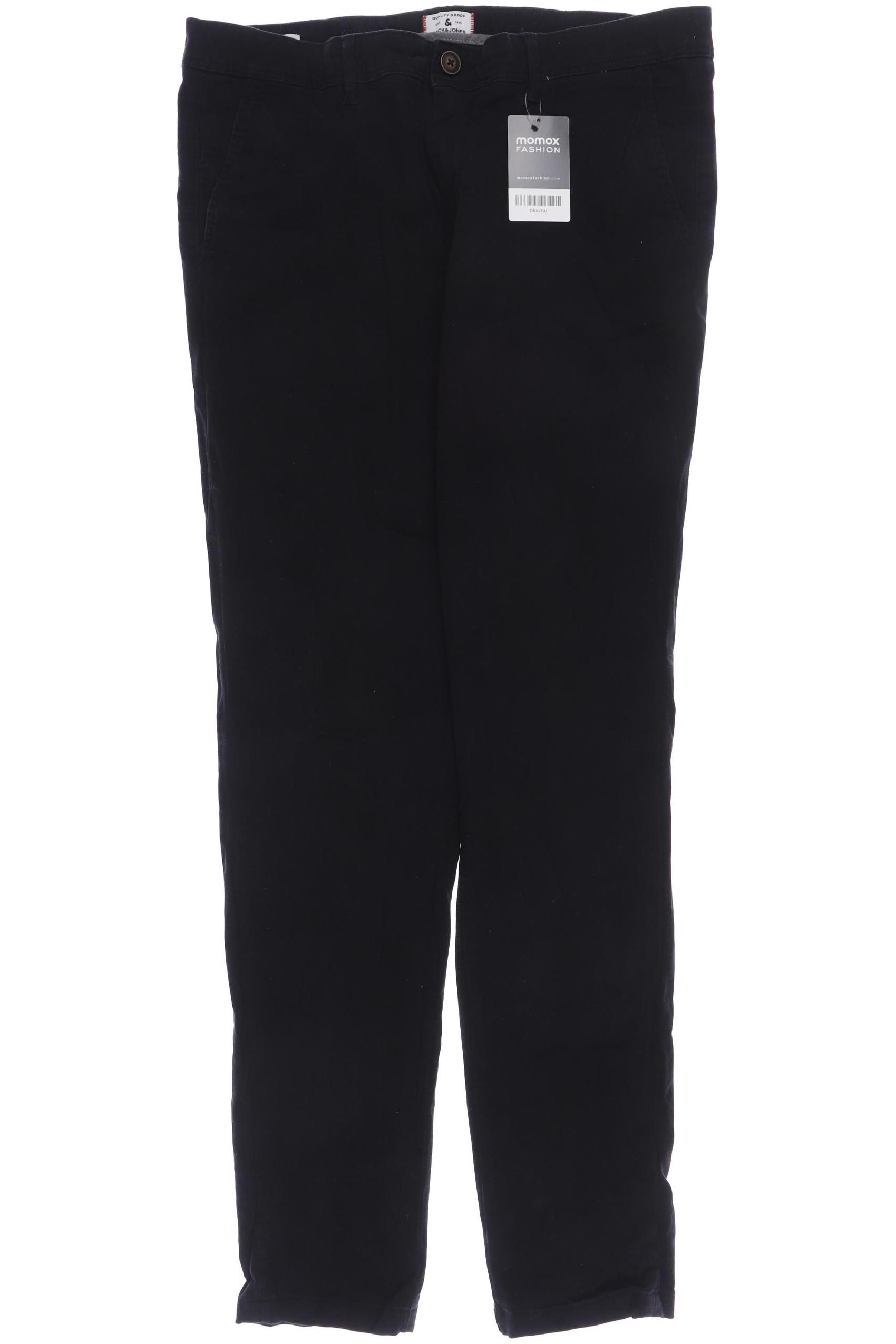 

Jack & Jones Herren Stoffhose, schwarz, Gr. 52