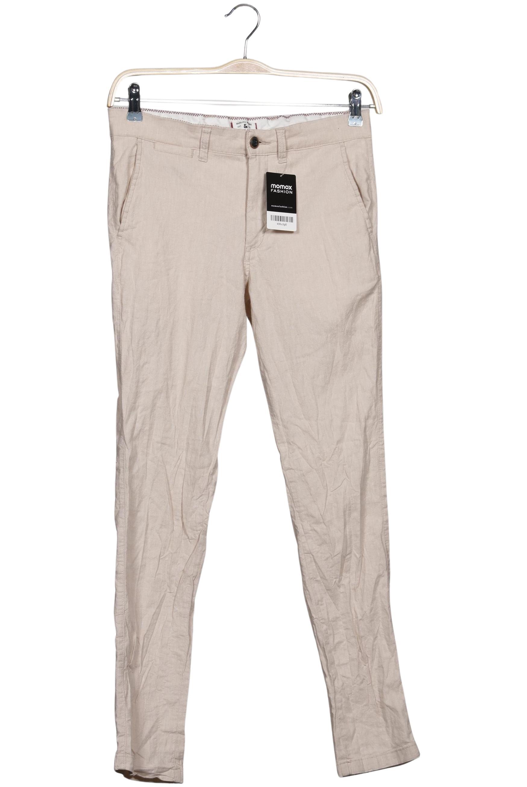 

Jack & Jones Herren Stoffhose, cremeweiß, Gr. 30