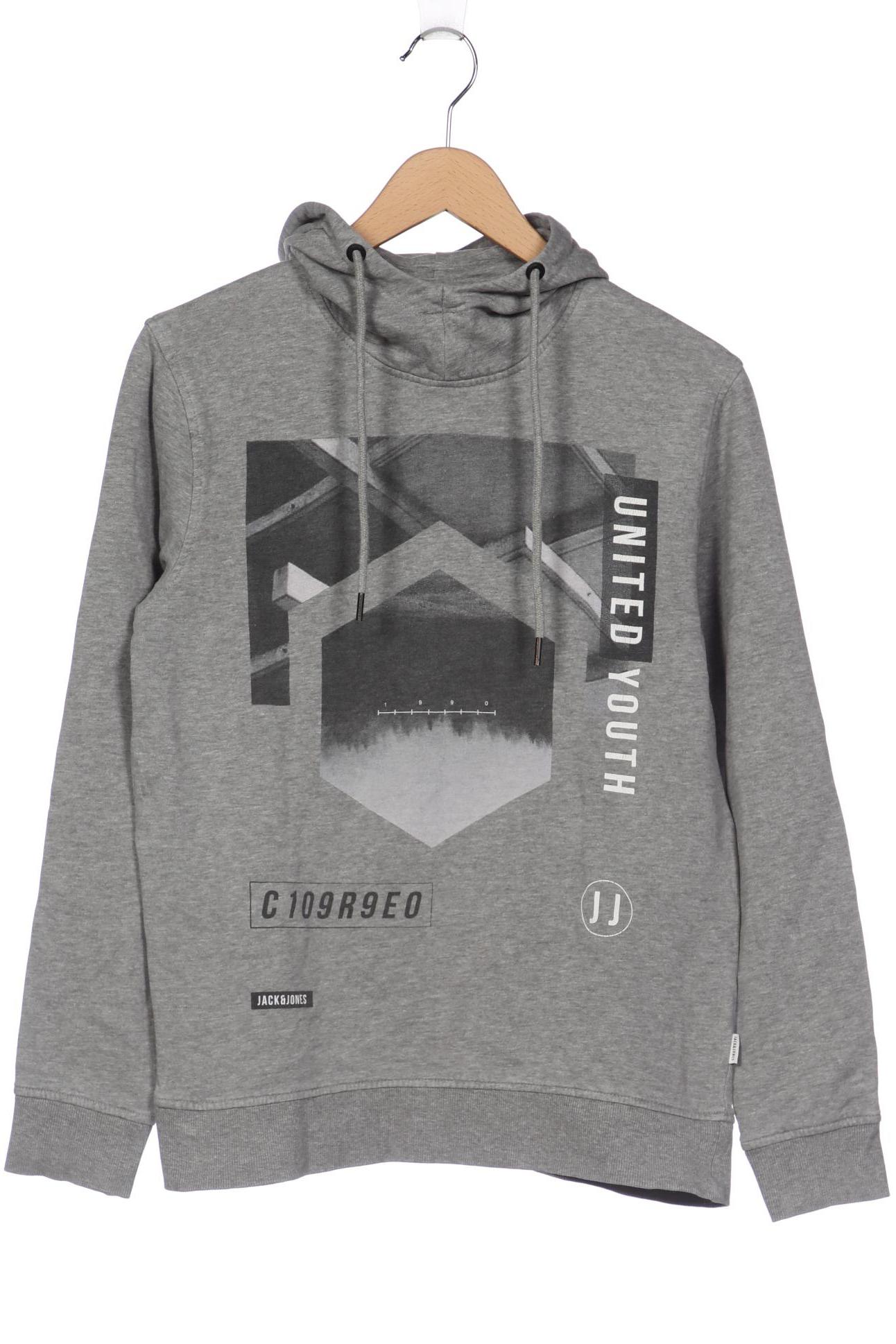 

Jack & Jones Herren Kapuzenpullover, grau, Gr. 46