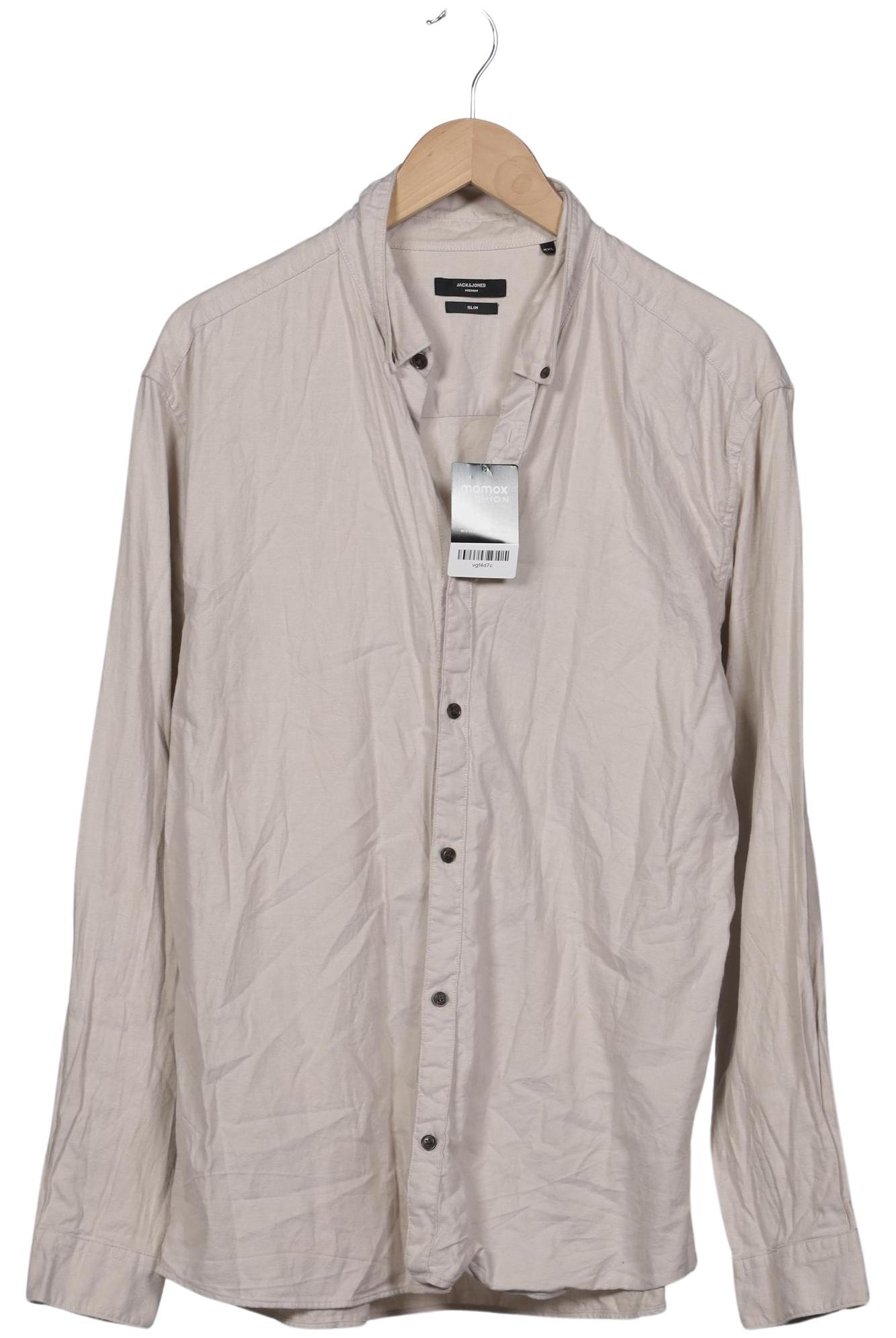 Thumbnail - Jack &amp; Jones Herren Hemd, beige, Gr. 56