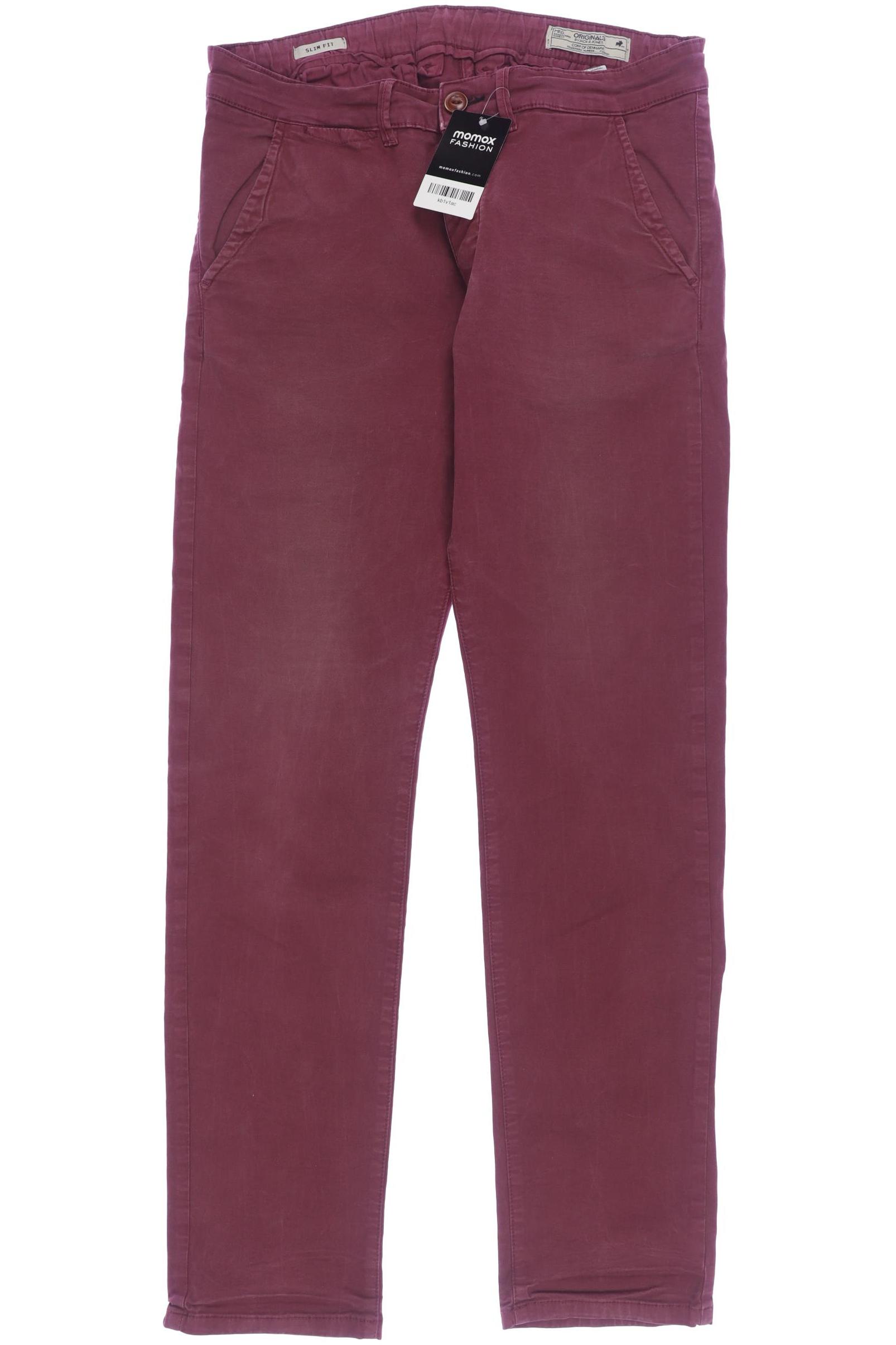 

Jack & Jones Herren Stoffhose, bordeaux, Gr. 32
