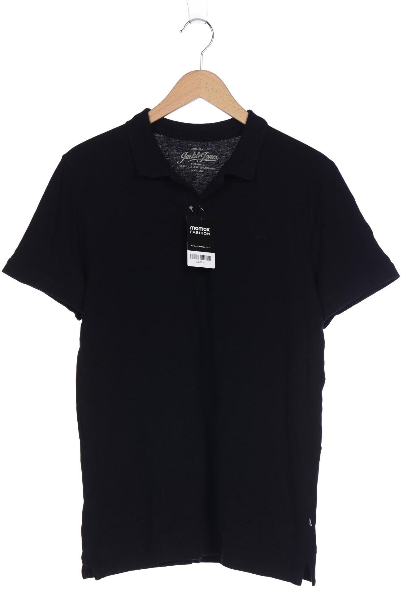 

JACK & JONES Herren Poloshirt, schwarz