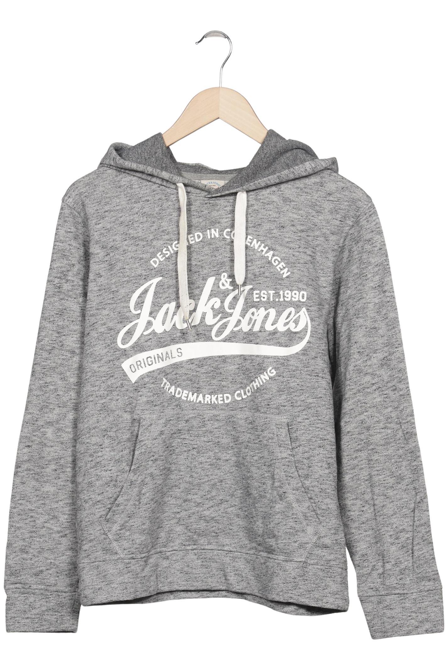 

Jack & Jones Herren Kapuzenpullover, grau, Gr. 48
