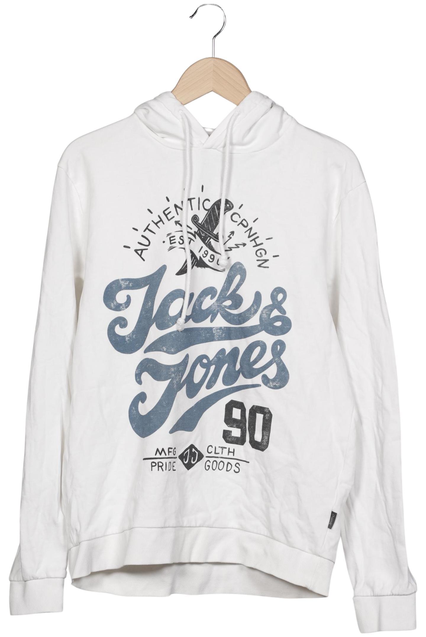 

Jack & Jones Herren Kapuzenpullover, weiß, Gr. 52