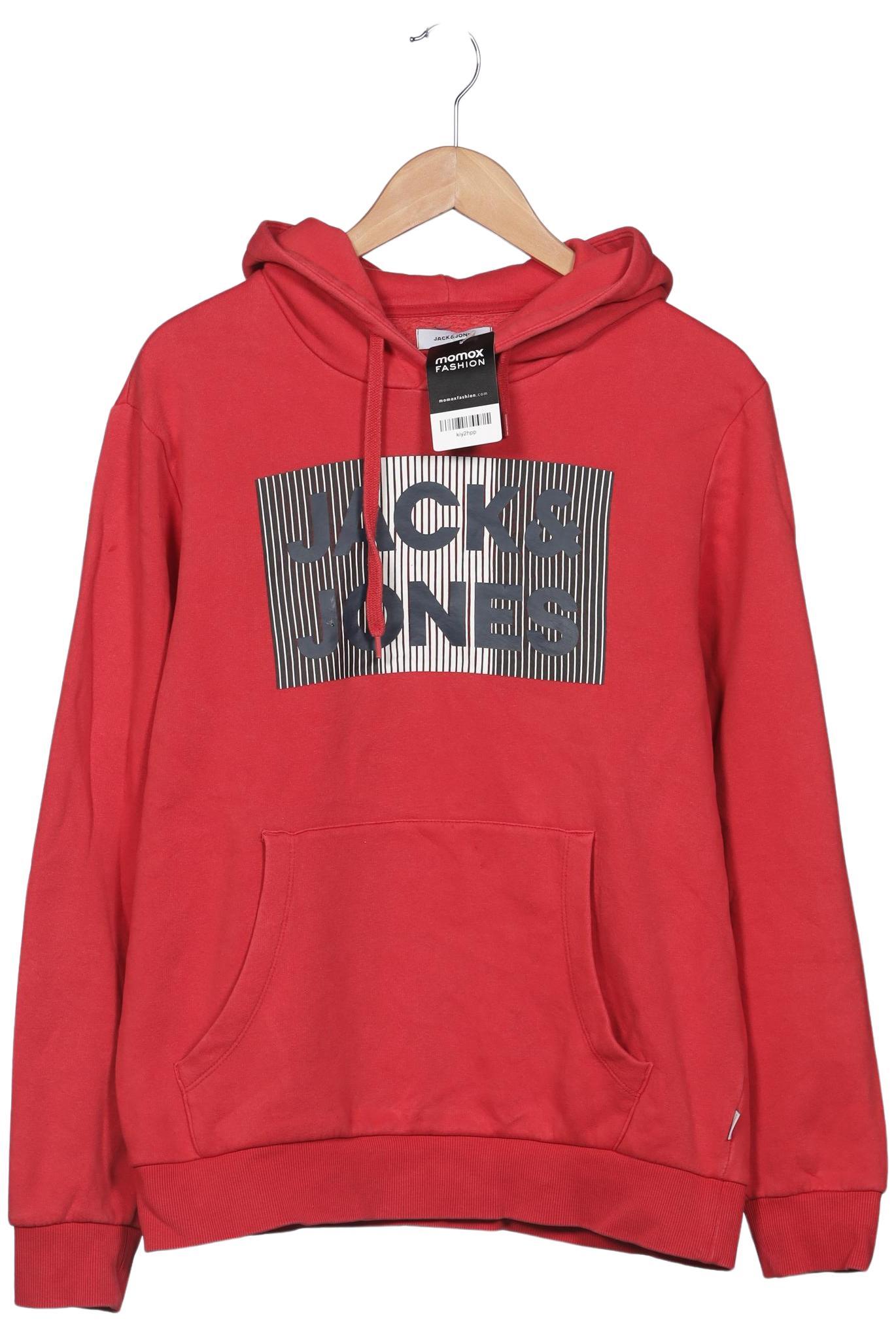 

Jack & Jones Herren Kapuzenpullover, rot, Gr. 48
