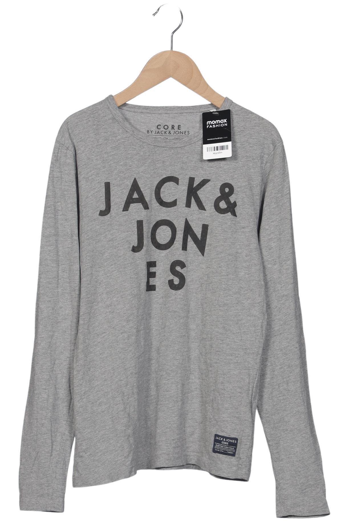 Thumbnail - Jack &amp; Jones Herren Langarmshirt, grau, Gr. 46