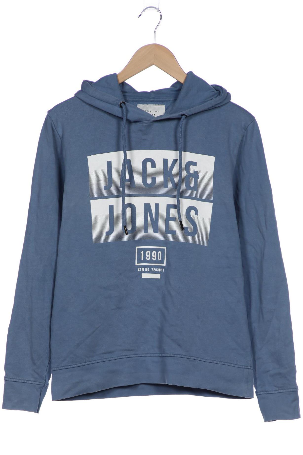 

Jack & Jones Herren Kapuzenpullover, blau, Gr. 48