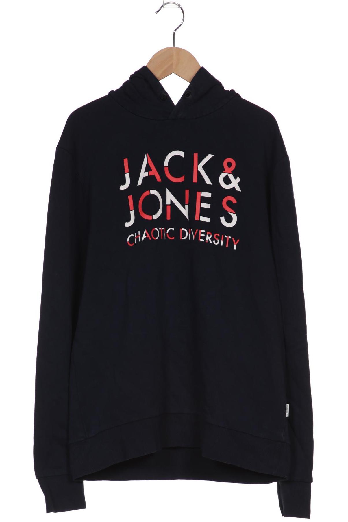 

Jack & Jones Herren Kapuzenpullover, marineblau, Gr. 48