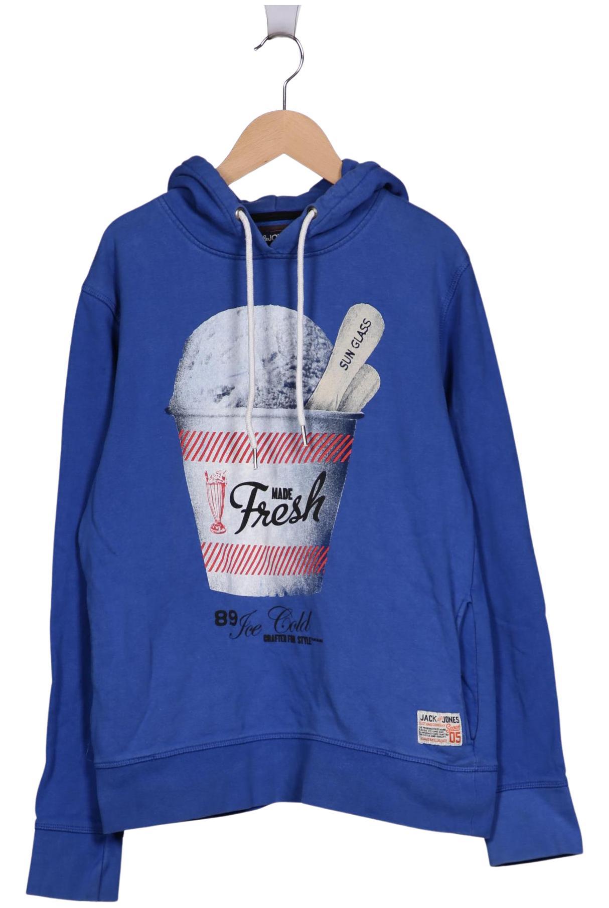 

Jack & Jones Herren Kapuzenpullover, blau, Gr. 48
