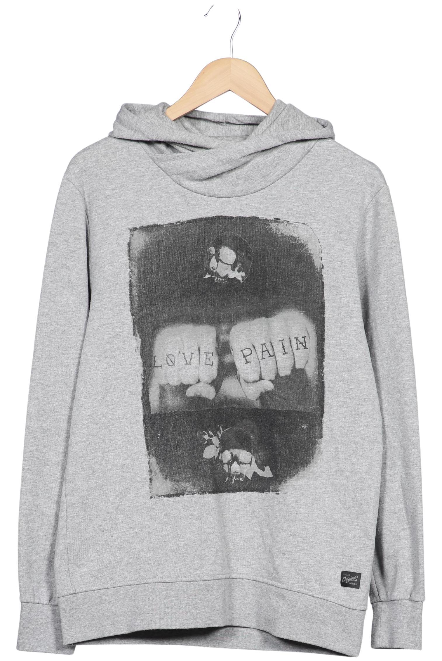 

Jack & Jones Herren Kapuzenpullover, grau, Gr. 52