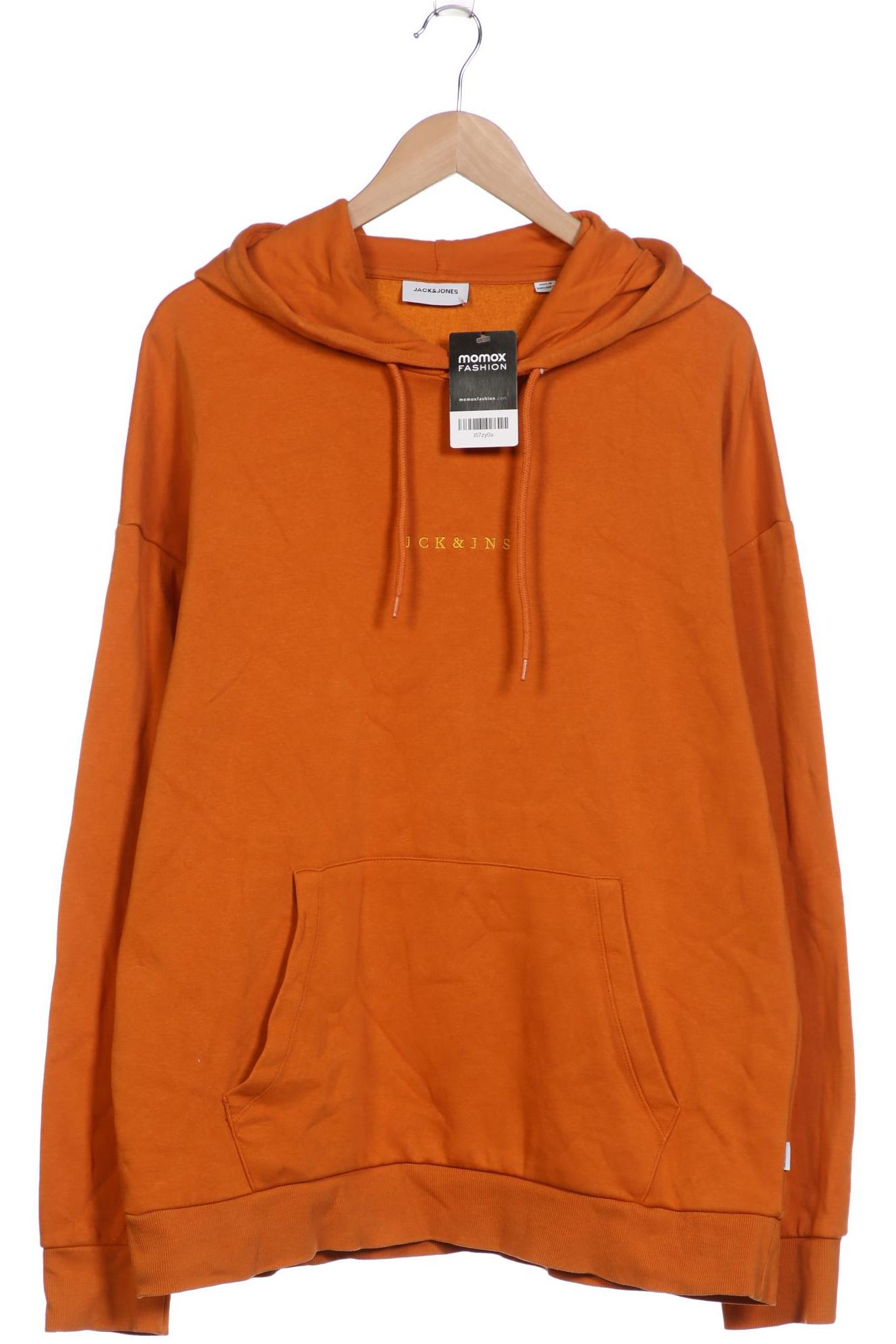 

Jack & Jones Herren Kapuzenpullover, orange, Gr. 56