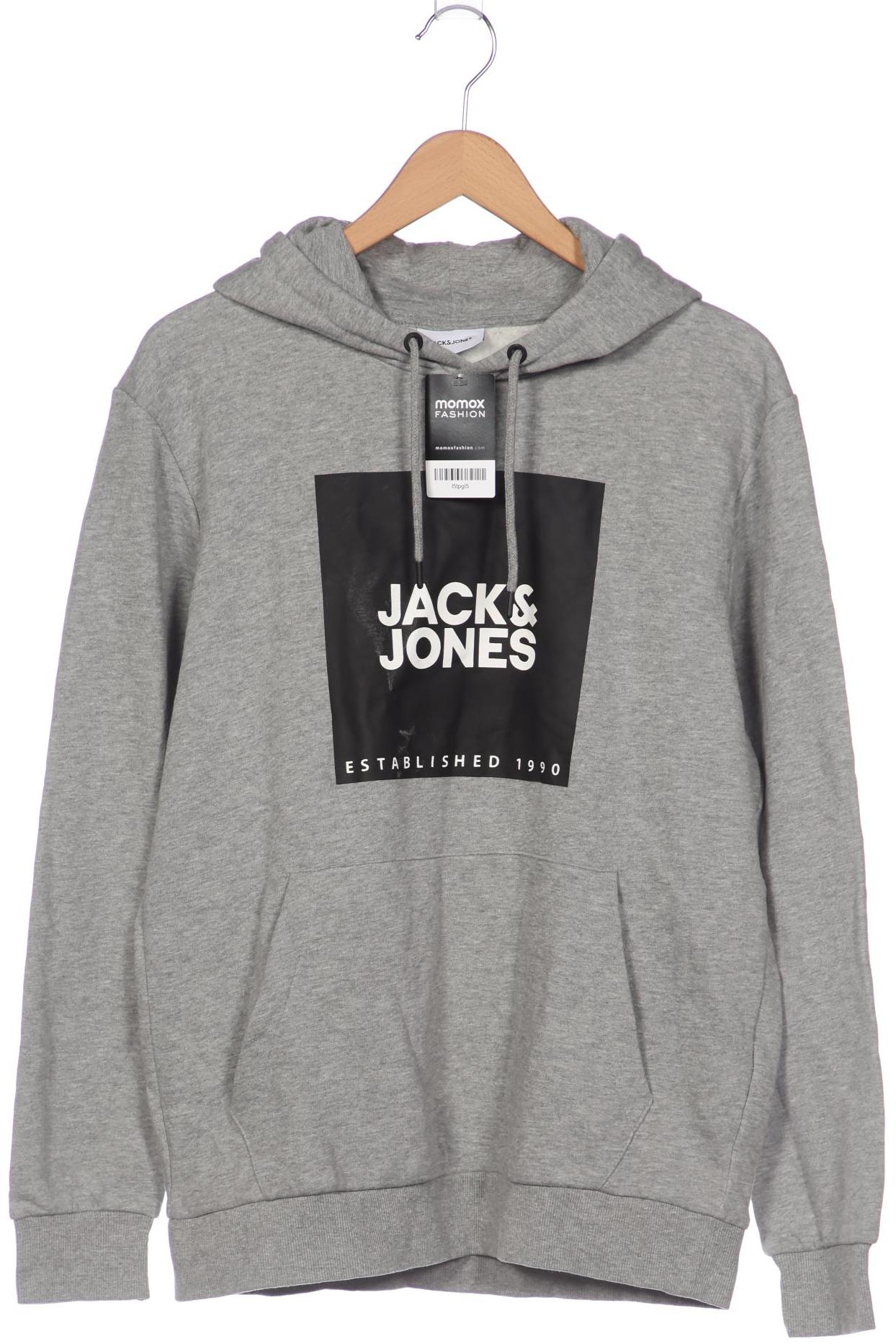 

Jack & Jones Herren Kapuzenpullover, grau, Gr. 54