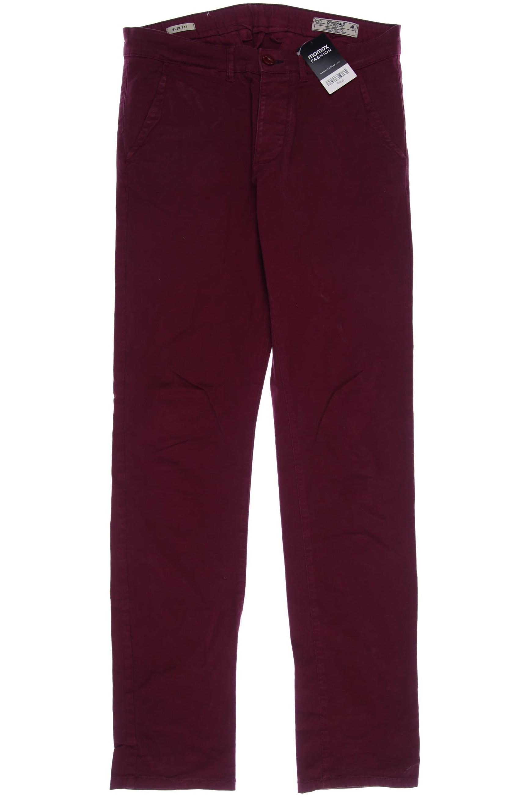 

JACK & JONES Herren Stoffhose, bordeaux