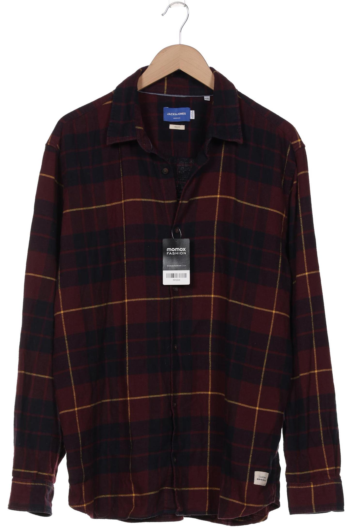 

Jack & Jones Herren Hemd, bordeaux, Gr. 56