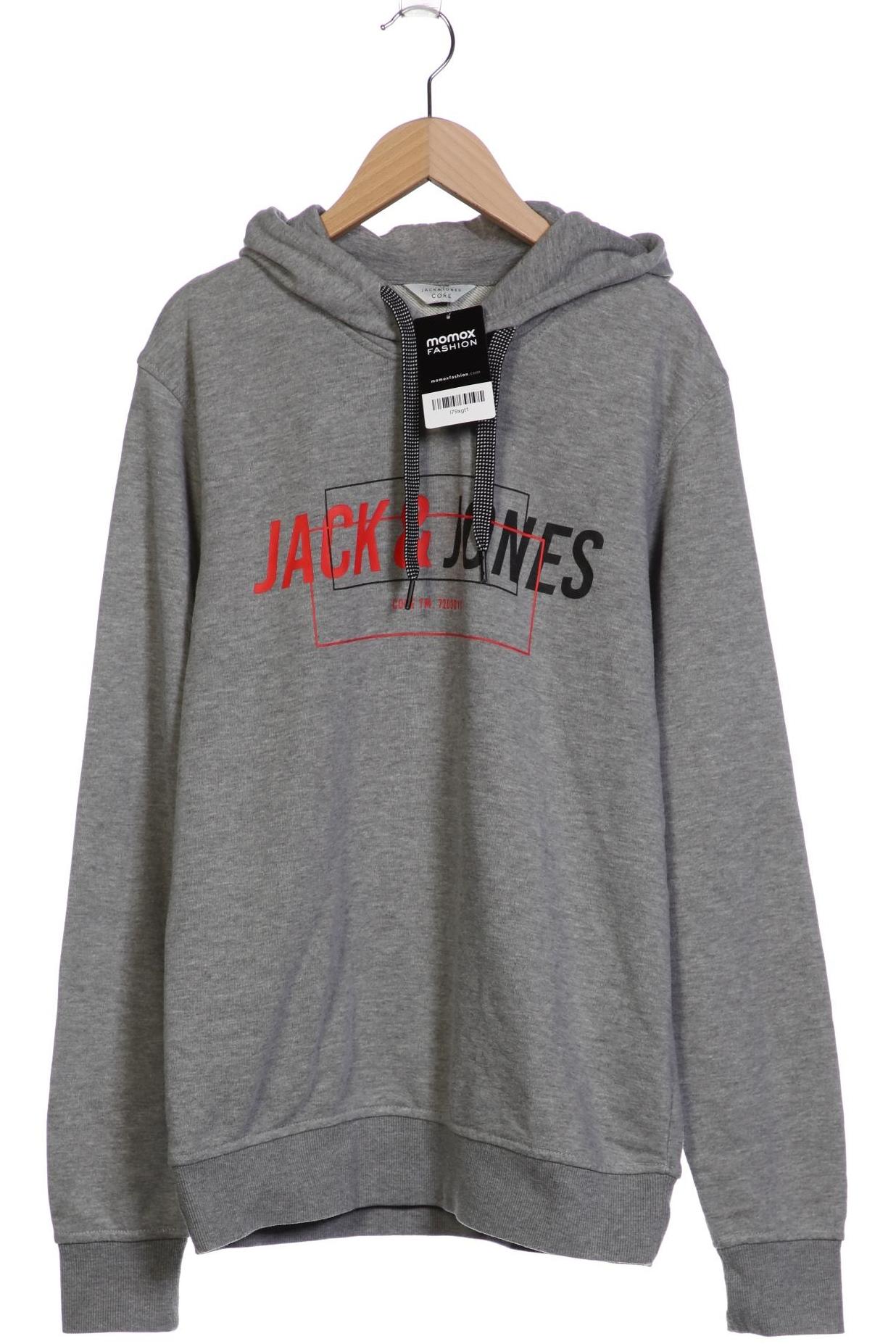 

Jack & Jones Herren Kapuzenpullover, grau, Gr. 48