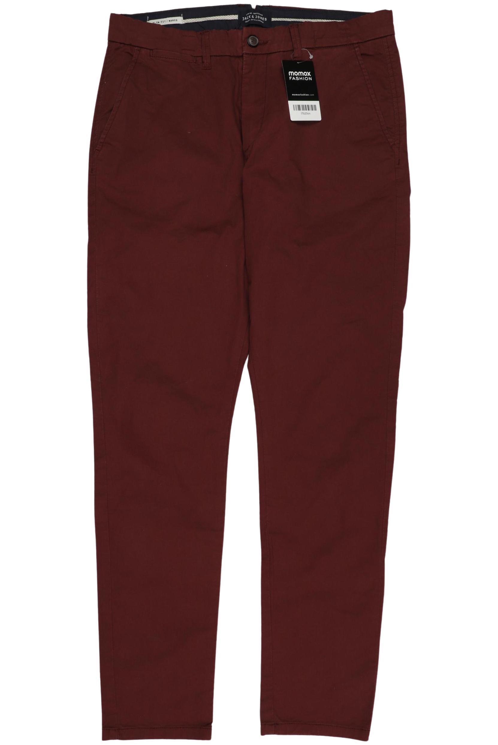 

Jack & Jones Herren Stoffhose, bordeaux, Gr. 32