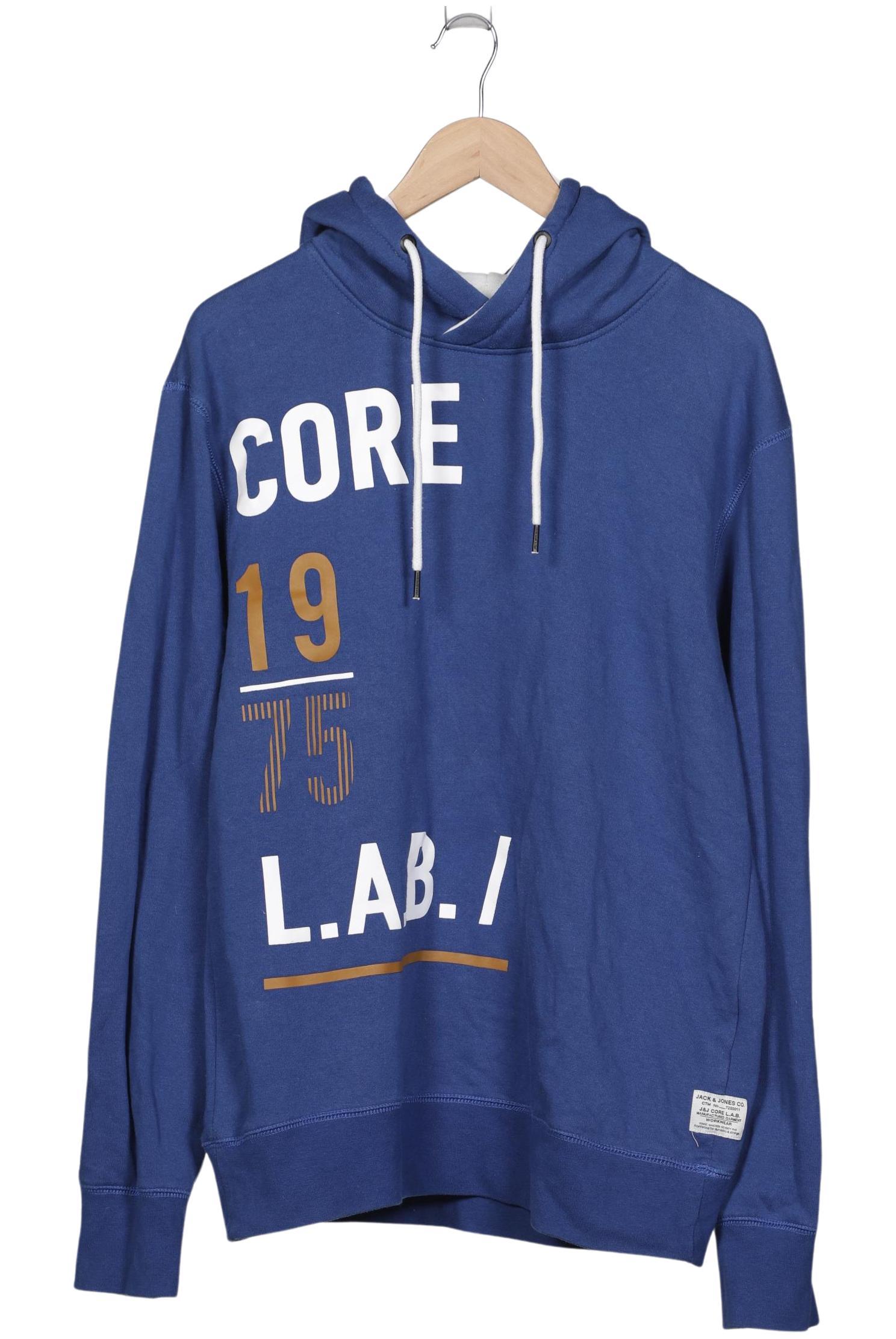 

Jack & Jones Herren Kapuzenpullover, blau, Gr. 54