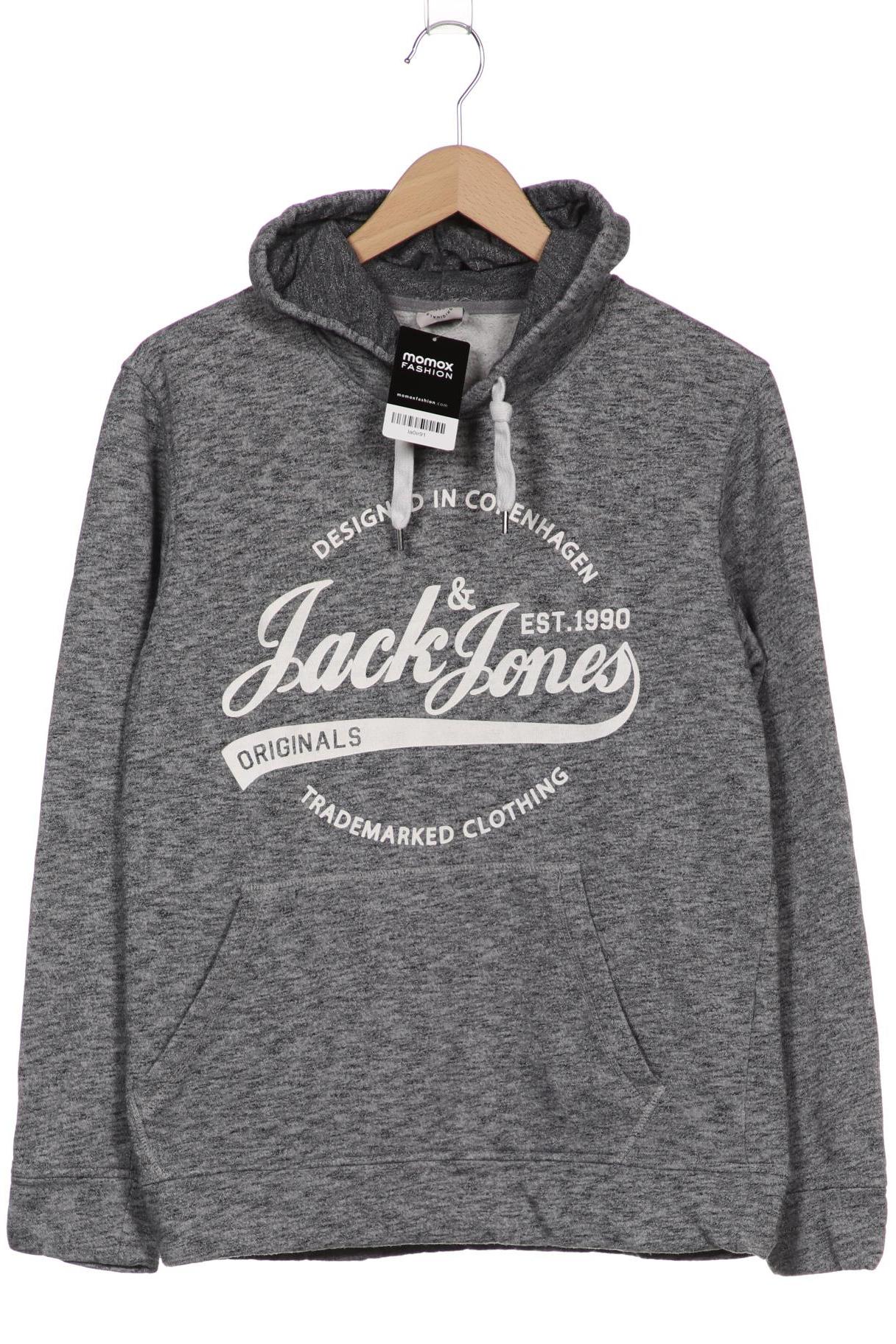 

JACK & JONES Herren Kapuzenpullover, grau
