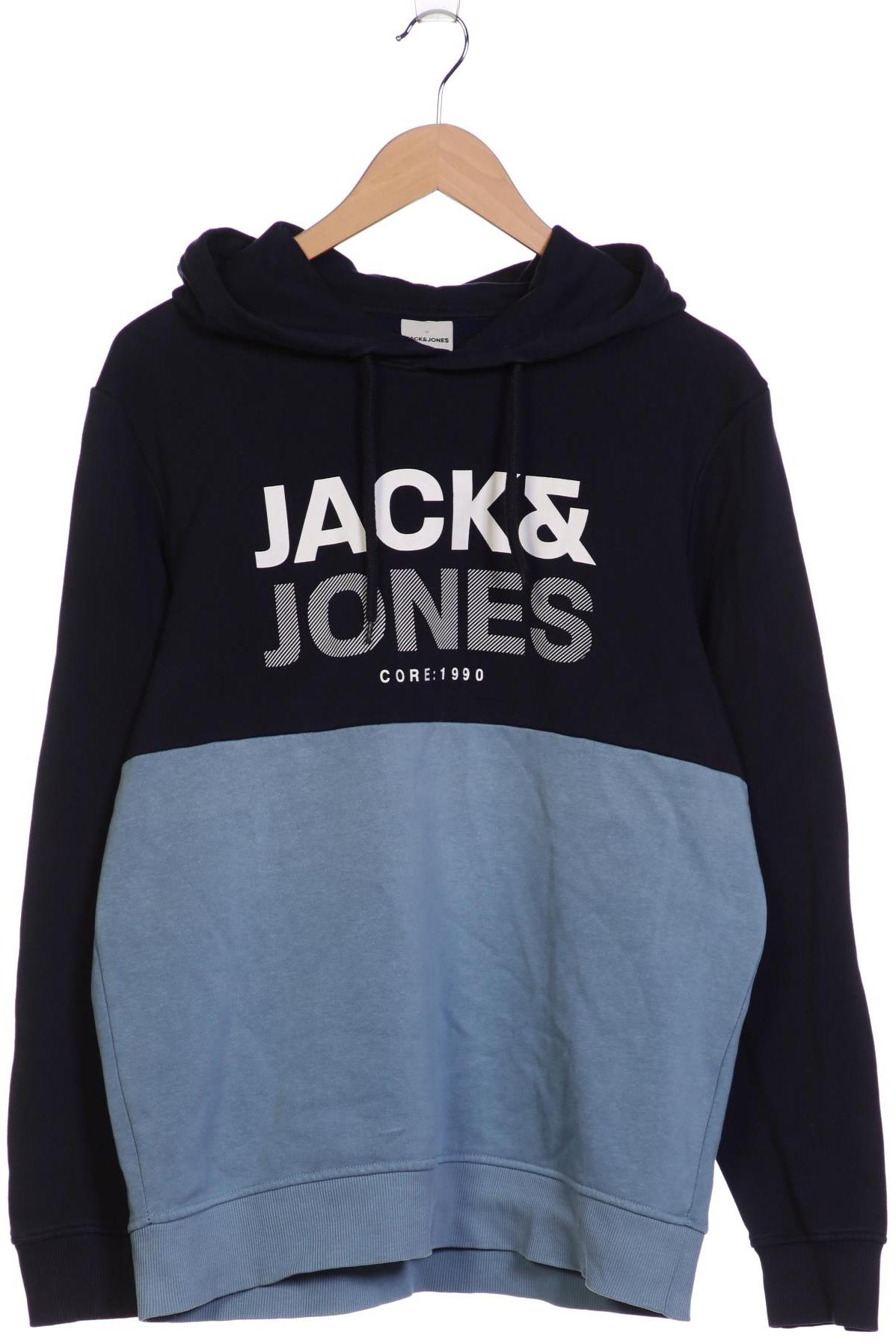 

Jack & Jones Herren Kapuzenpullover, blau, Gr. 52
