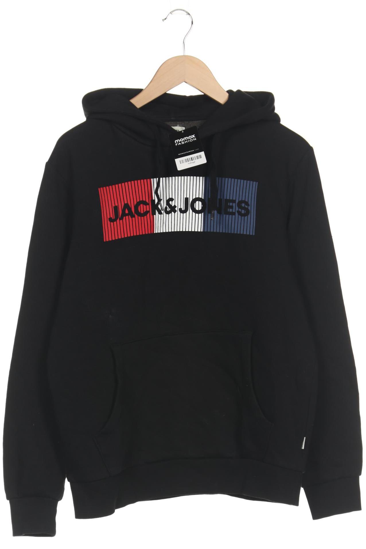

Jack & Jones Herren Kapuzenpullover, schwarz, Gr. 48