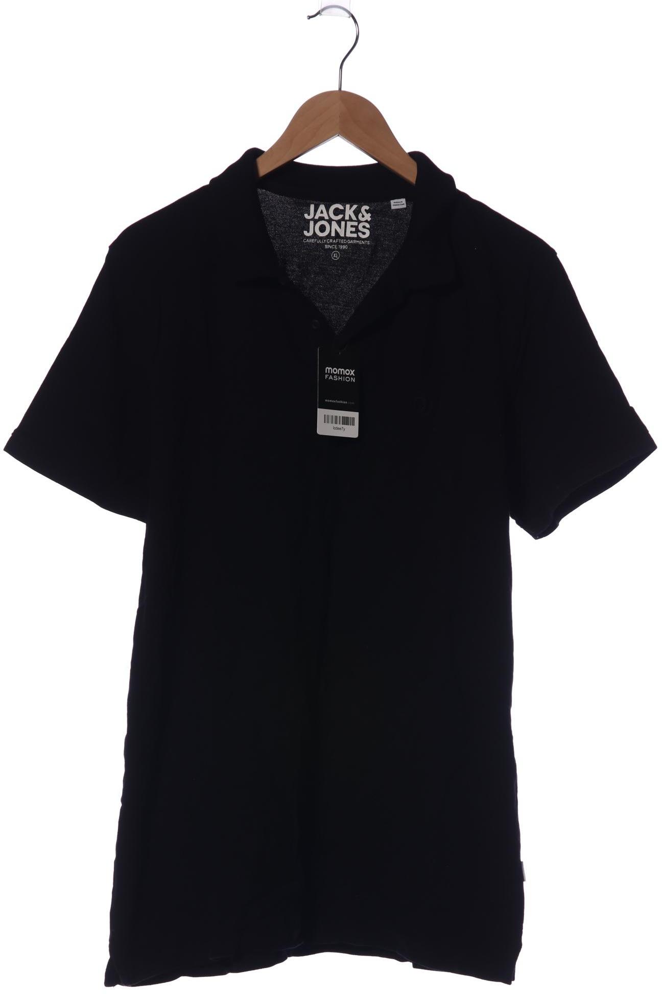 

JACK & JONES Herren Poloshirt, schwarz