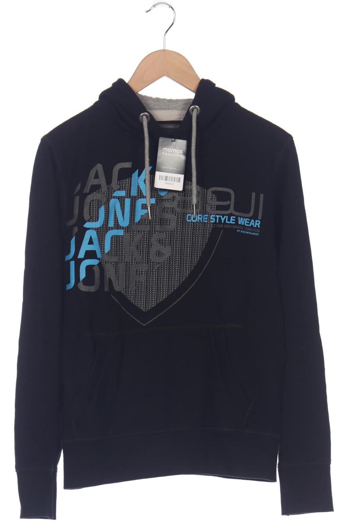 

Jack & Jones Herren Kapuzenpullover, schwarz, Gr. 46