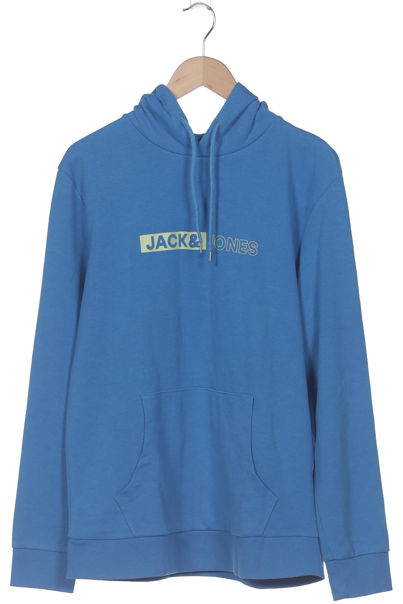 

Jack & Jones Herren Kapuzenpullover, blau, Gr. 54