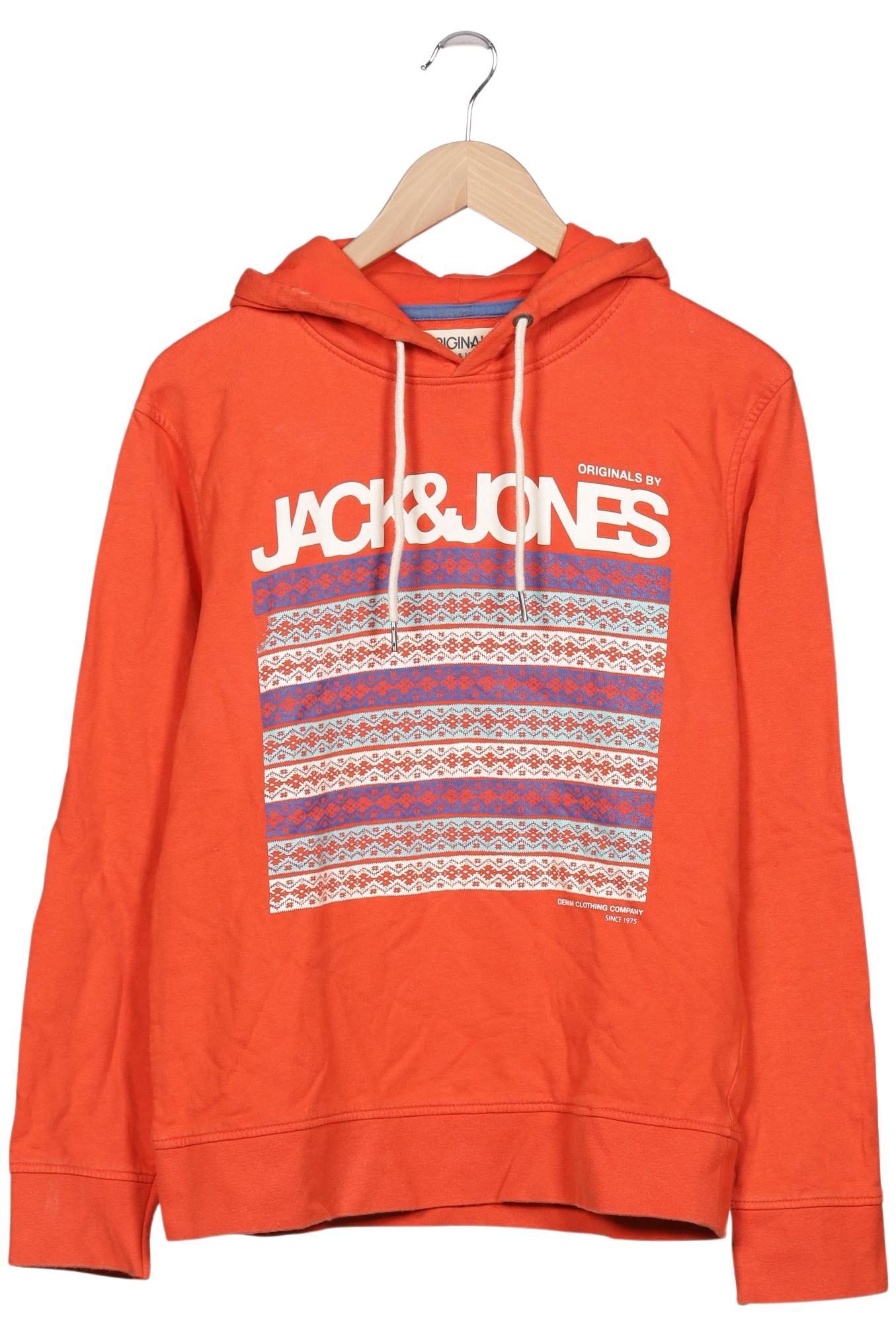 

Jack & Jones Herren Kapuzenpullover, orange, Gr. 48